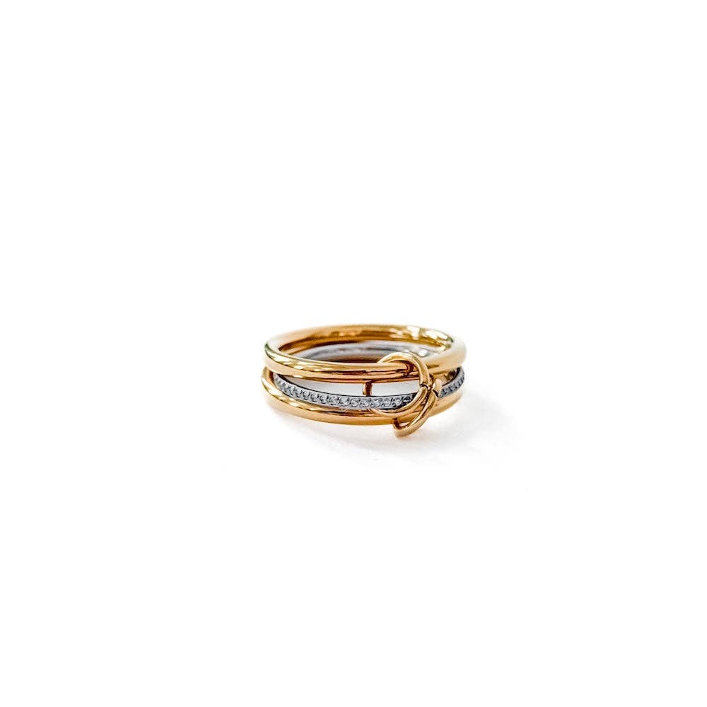 Layered In Diamonds Ring