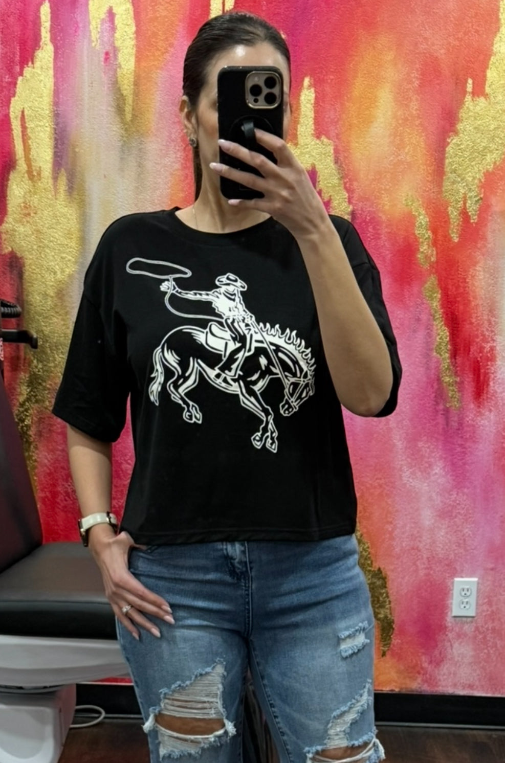 Bronco Crop Tee