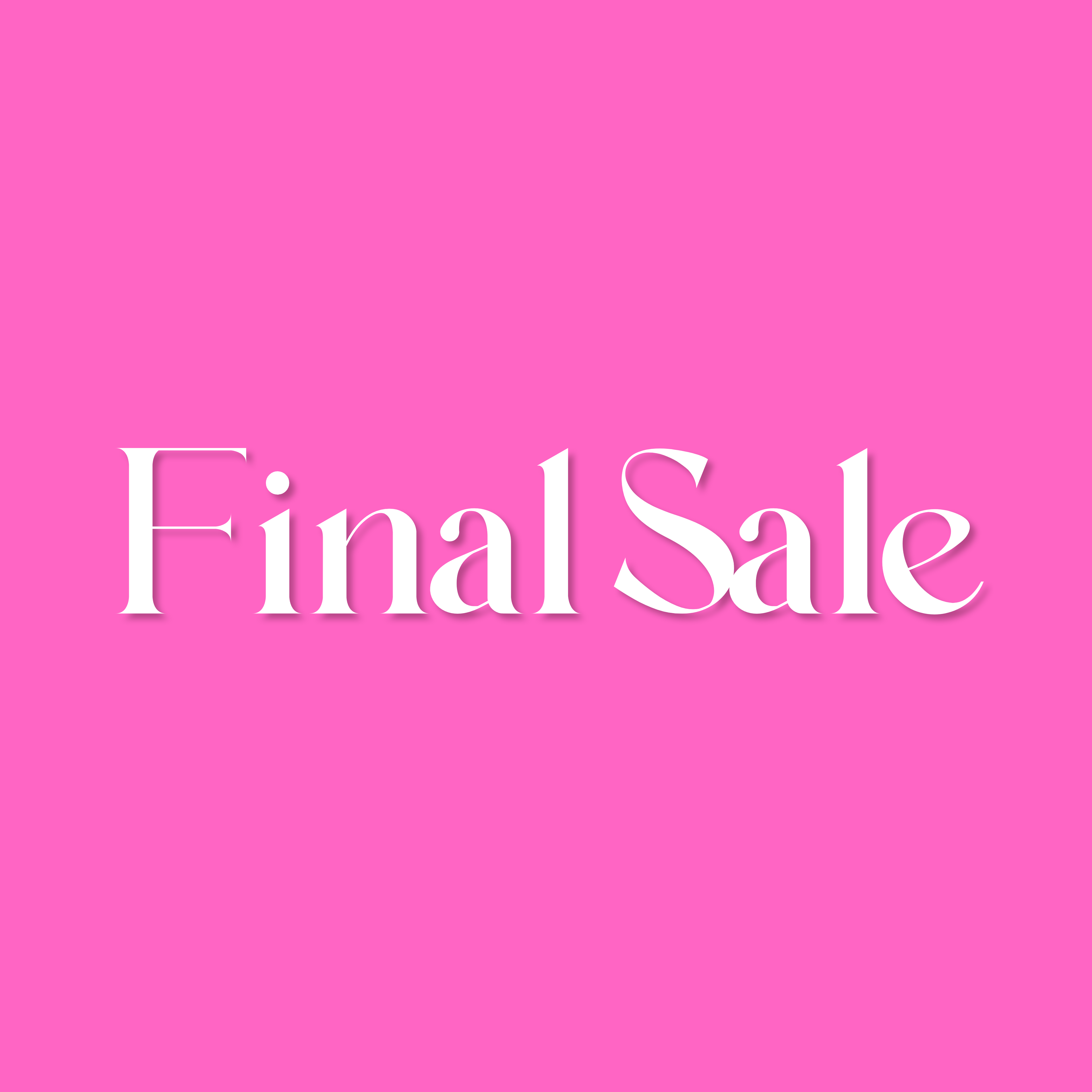 FINAL SALE