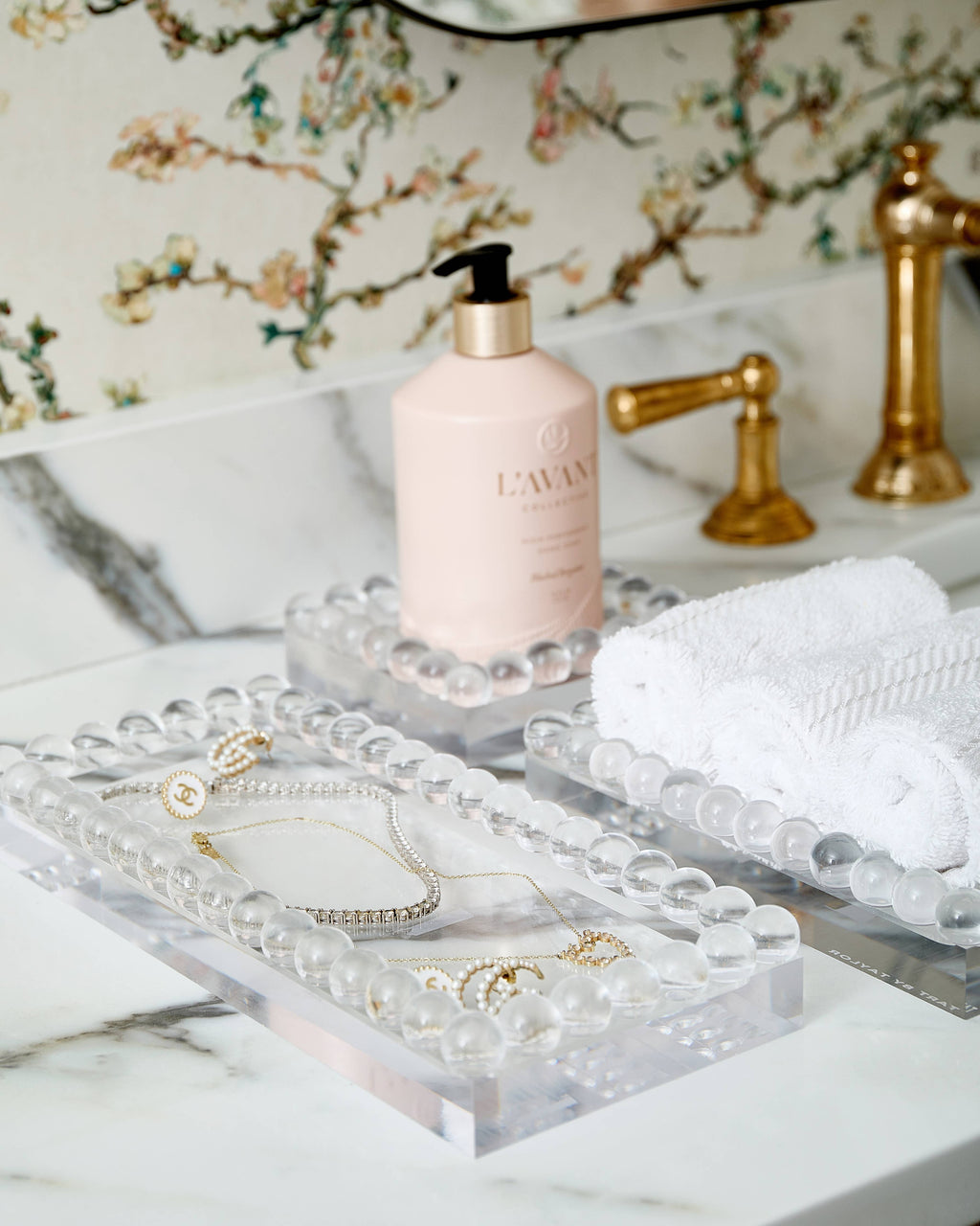 Large Bubble Lucite Tray