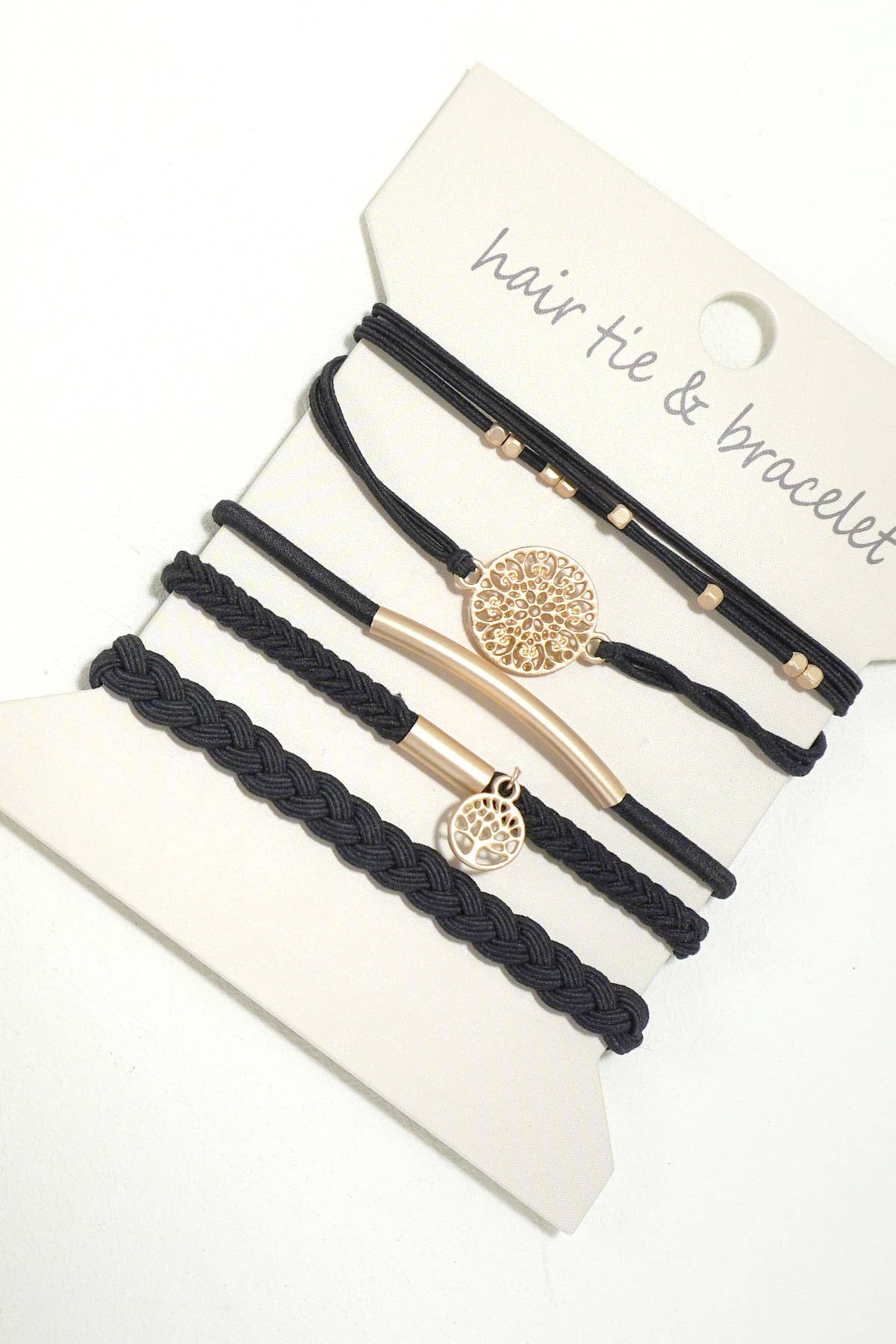 Boho bracelet hair ties