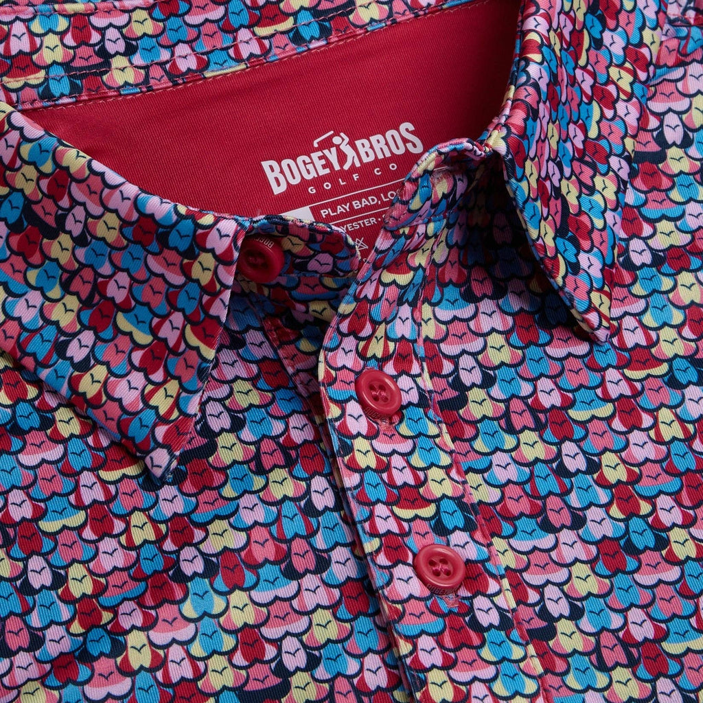 Eyes Up Here - Shagadelic - Bogey Bros Polo