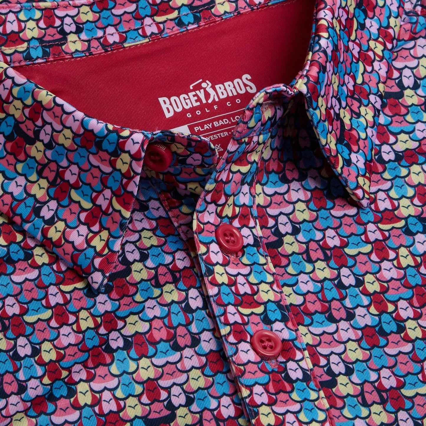 Eyes Up Here - Shagadelic - Bogey Bros Polo