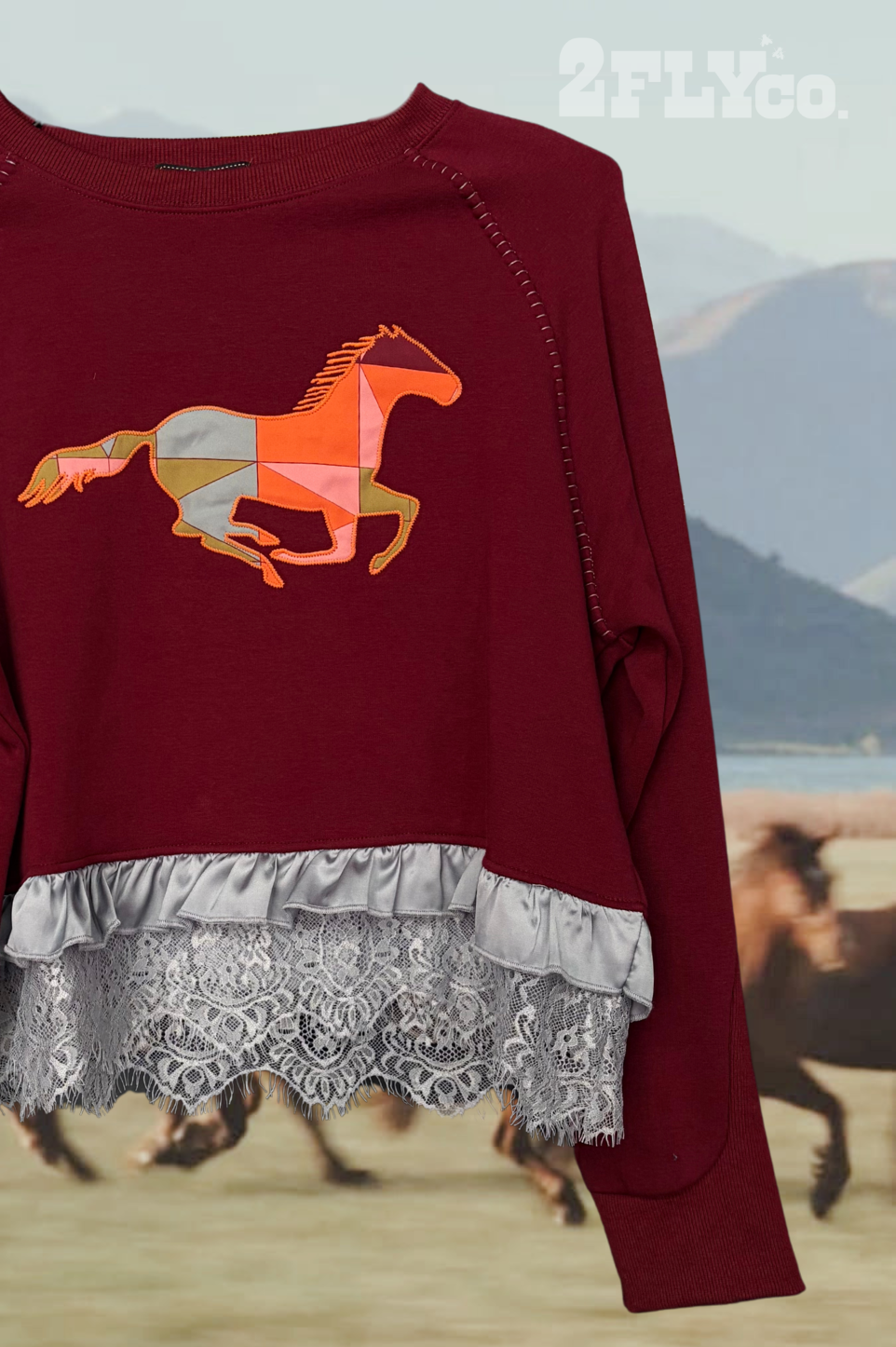 Quilted Gallop Pollover