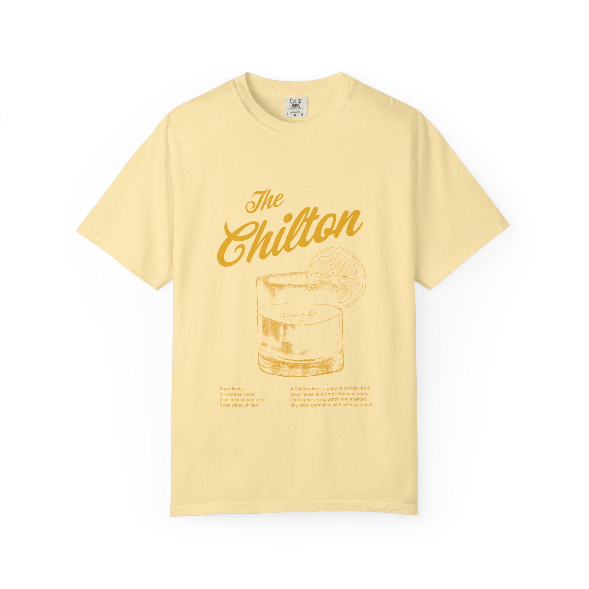 The Chilton Shirt | Cocktail Shirt | Summer Shirt | Graphic Tee | Lemon Vodka Soda Shirt