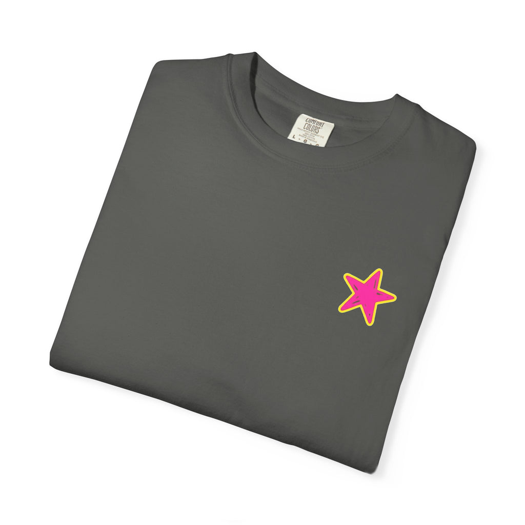 Whatever Floats Your Boat T-Shirt — Retro Pink & Blue Star Graphic
