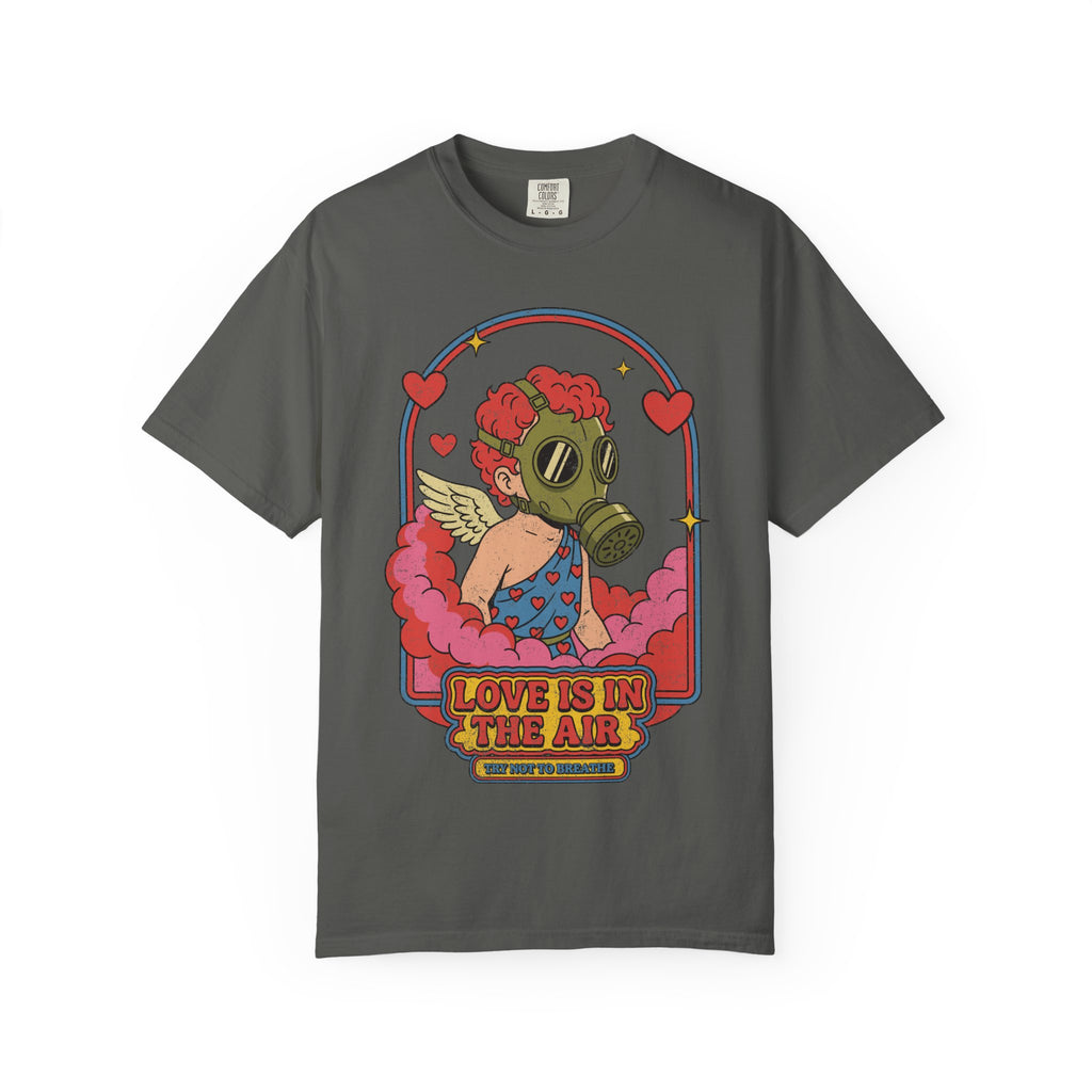 Vintage 'Love Is in the Air, Try Not to Breathe' Valentine T-Shirt