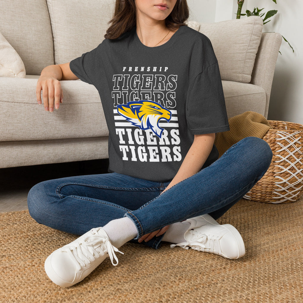 Frenship Tigers Vintage Stack T-Shirt — School Spirit Tee