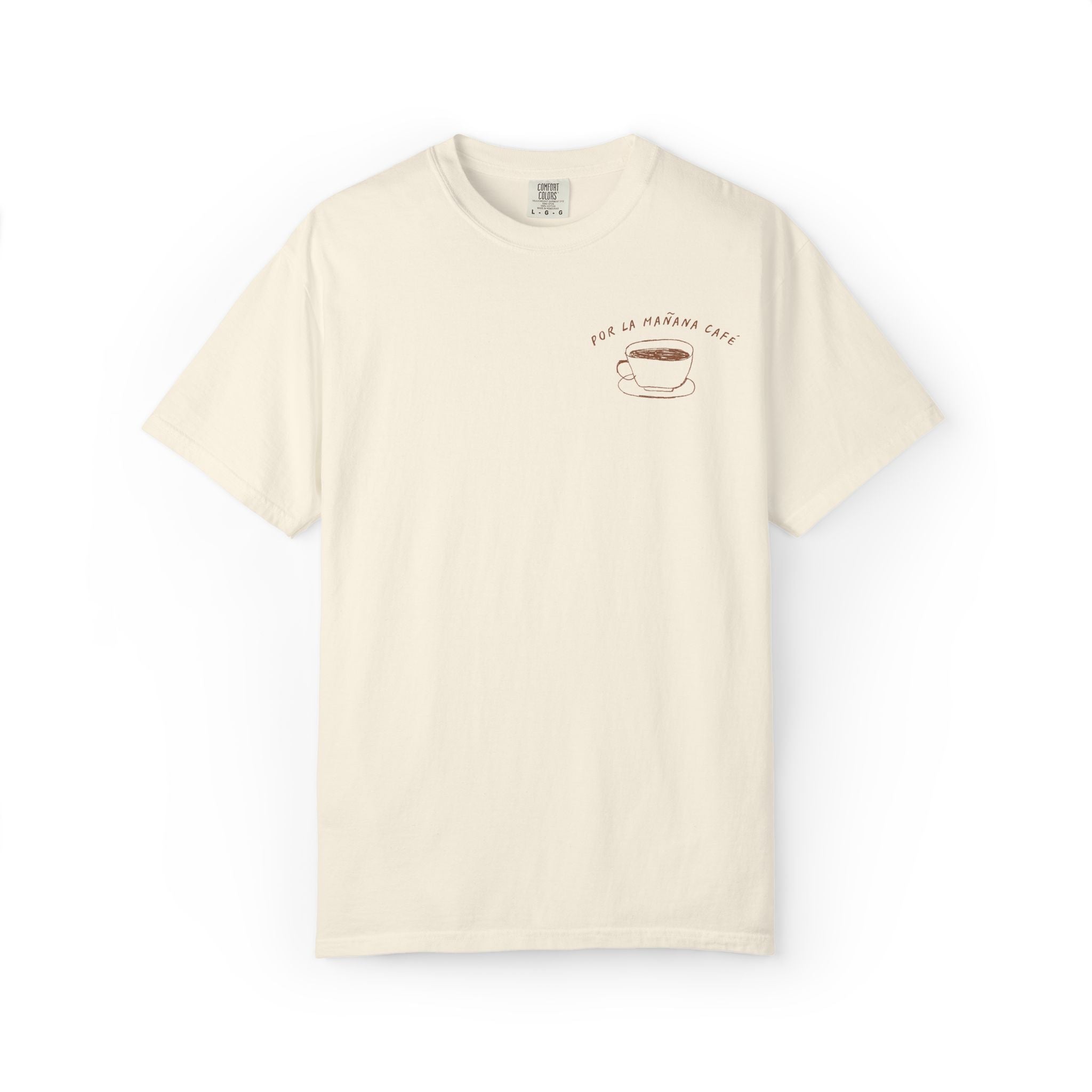 Cafe con Ron Unisex T-shirt - Rum and Coffee Drink Design