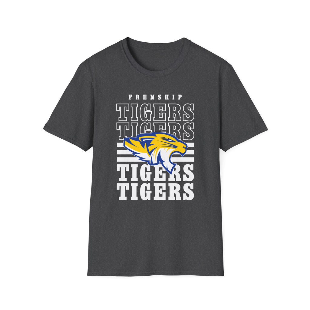 Frenship Tigers Vintage Stack T-Shirt — School Spirit Tee