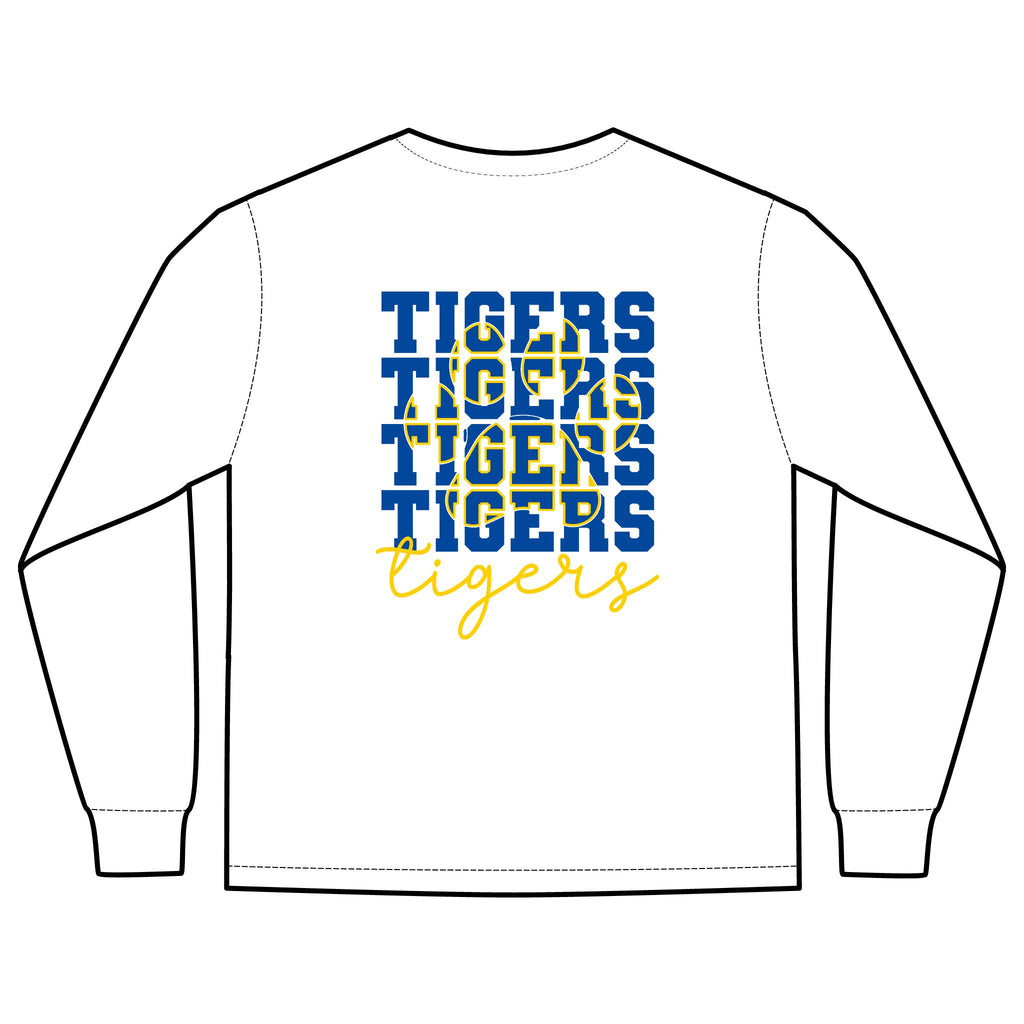 Long Sleeve Pocket T-Shirt - Frenship Tigers Design