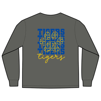 Long Sleeve Pocket T-Shirt - Frenship Tigers Design