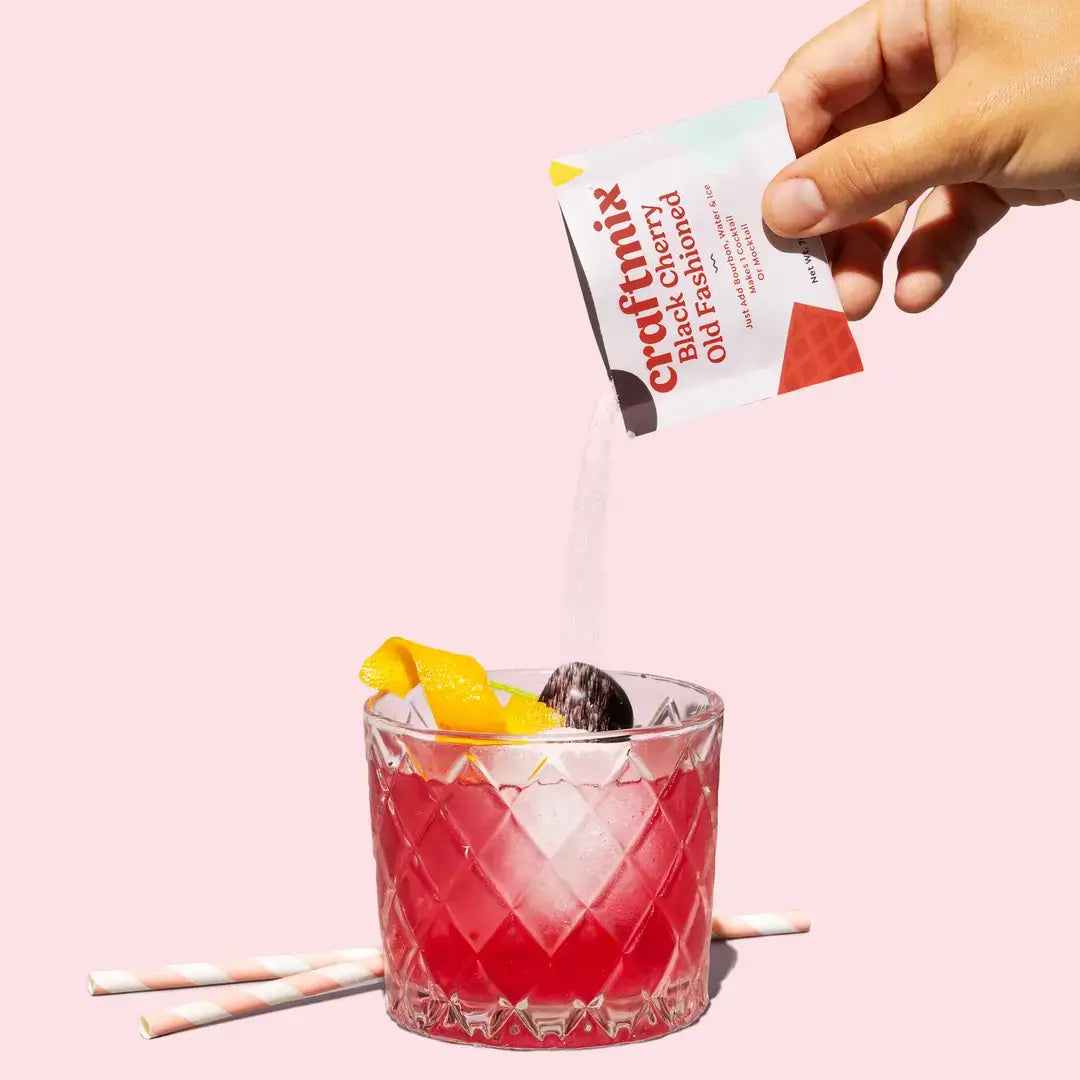 Black Cherry Old Fashioned Cocktail Mixer - Single Packs