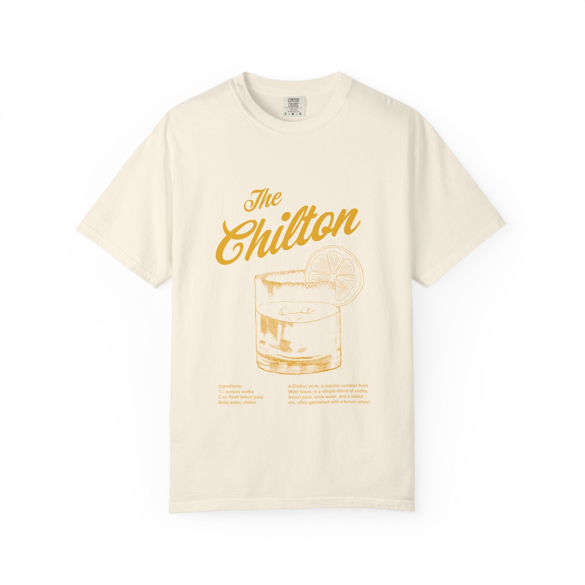 The Chilton Shirt | Cocktail Shirt | Summer Shirt | Graphic Tee | Lemon Vodka Soda Shirt