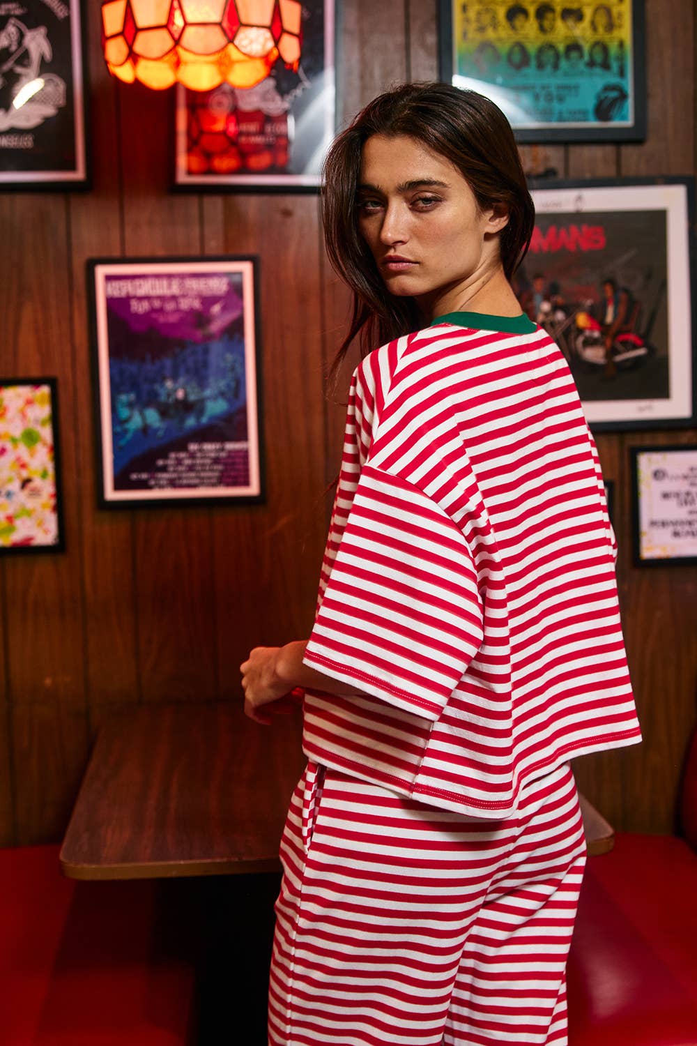 Candy Cane boxy T