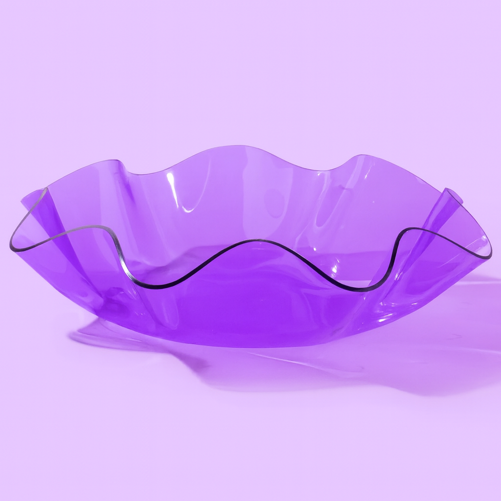 Lavender Ripple Bowl