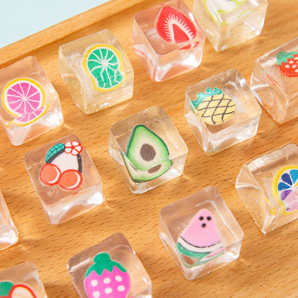 Fruit ice cube Squishy Toy