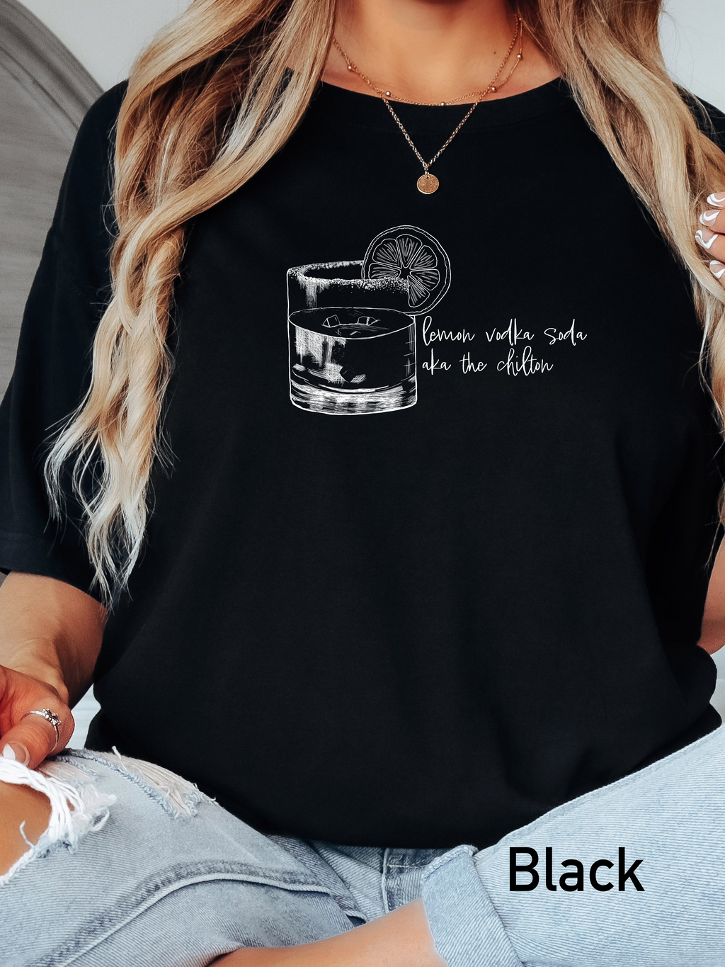 Lemon Vodka Soda AKA The Chilton Tee