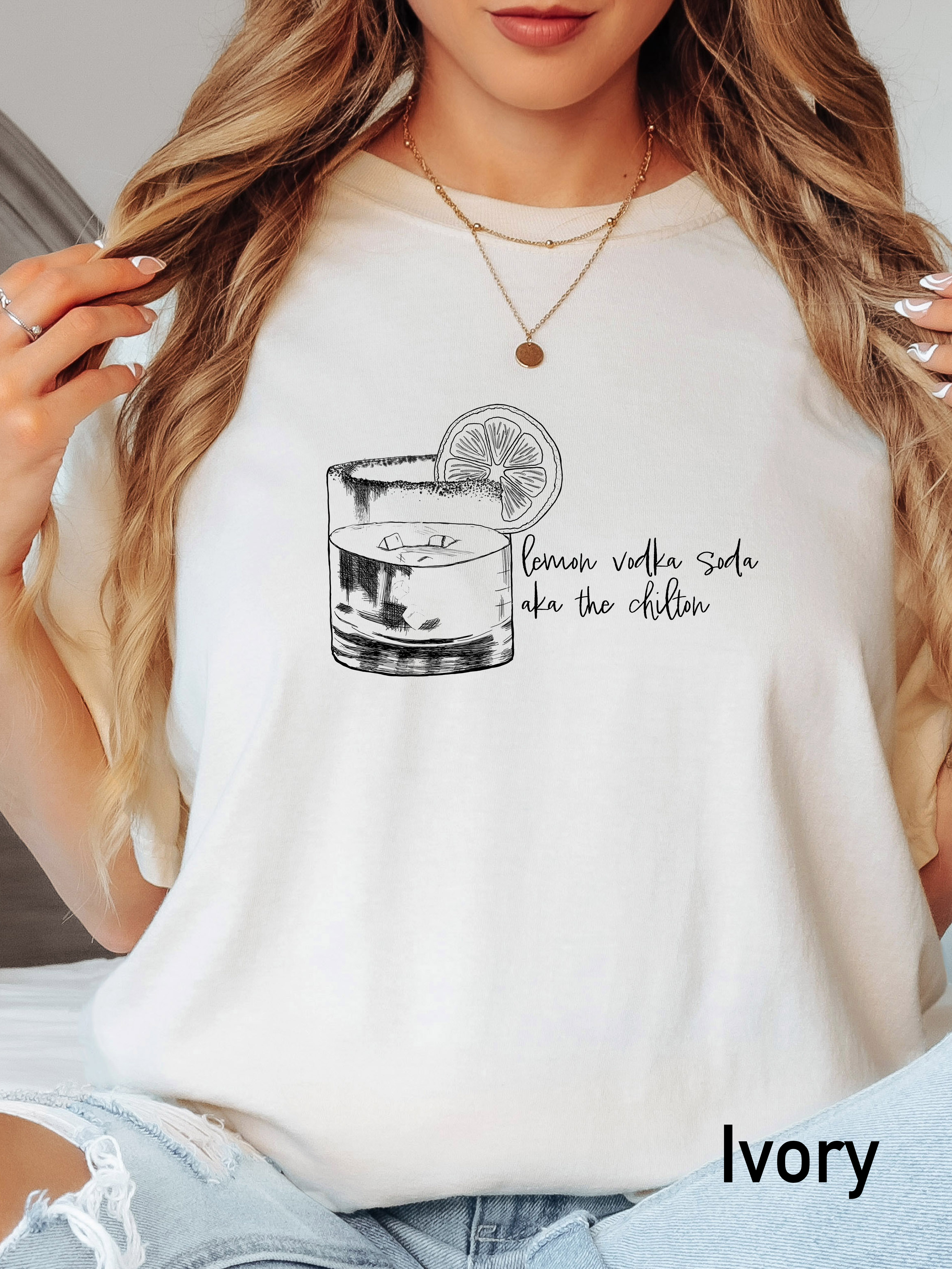 Lemon Vodka Soda AKA The Chilton Tee