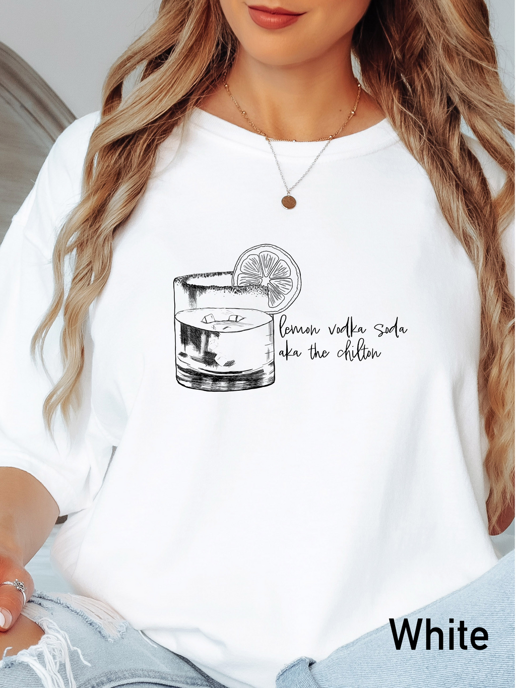 Lemon Vodka Soda AKA The Chilton Tee