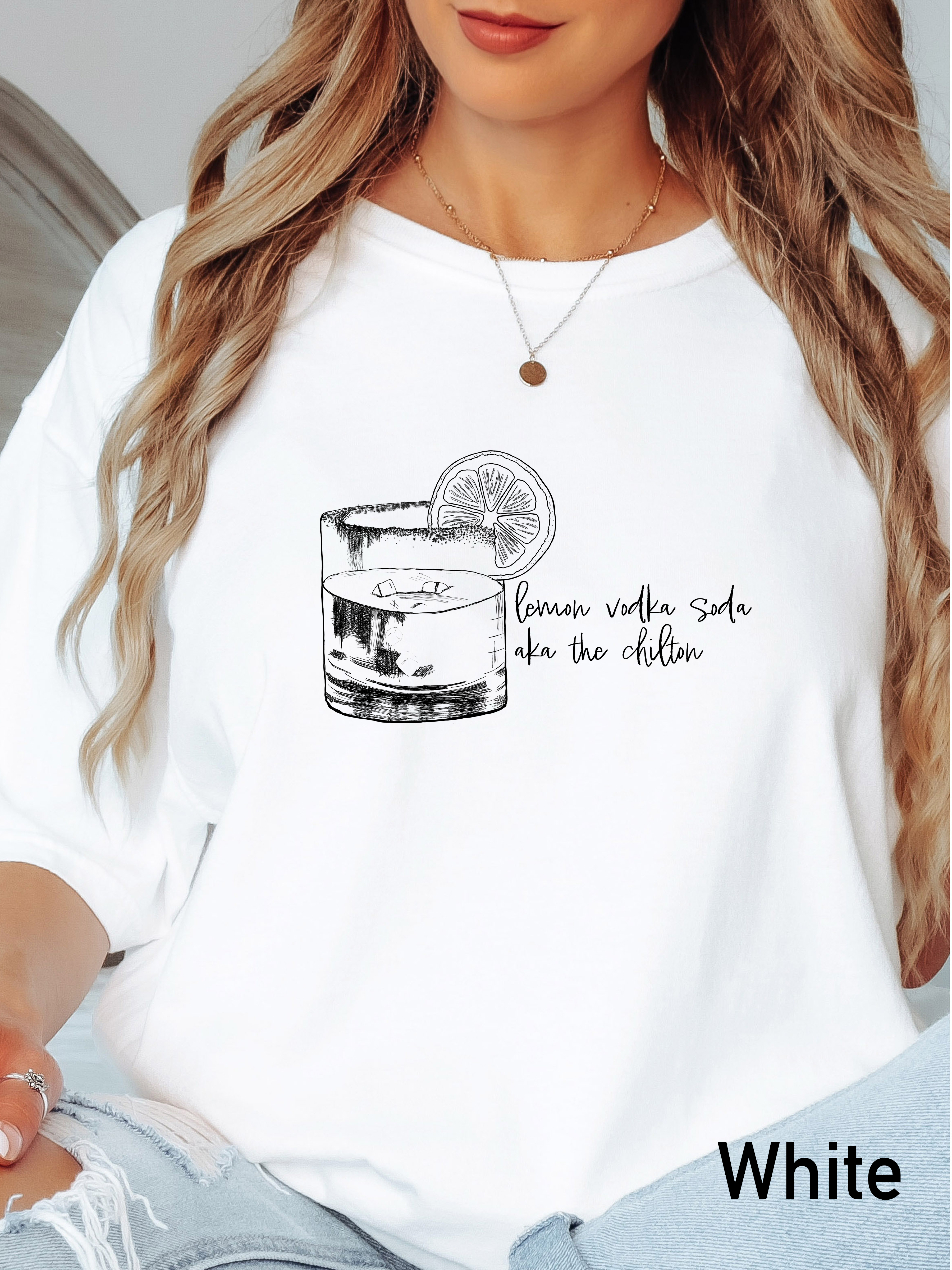 Lemon Vodka Soda AKA The Chilton Tee
