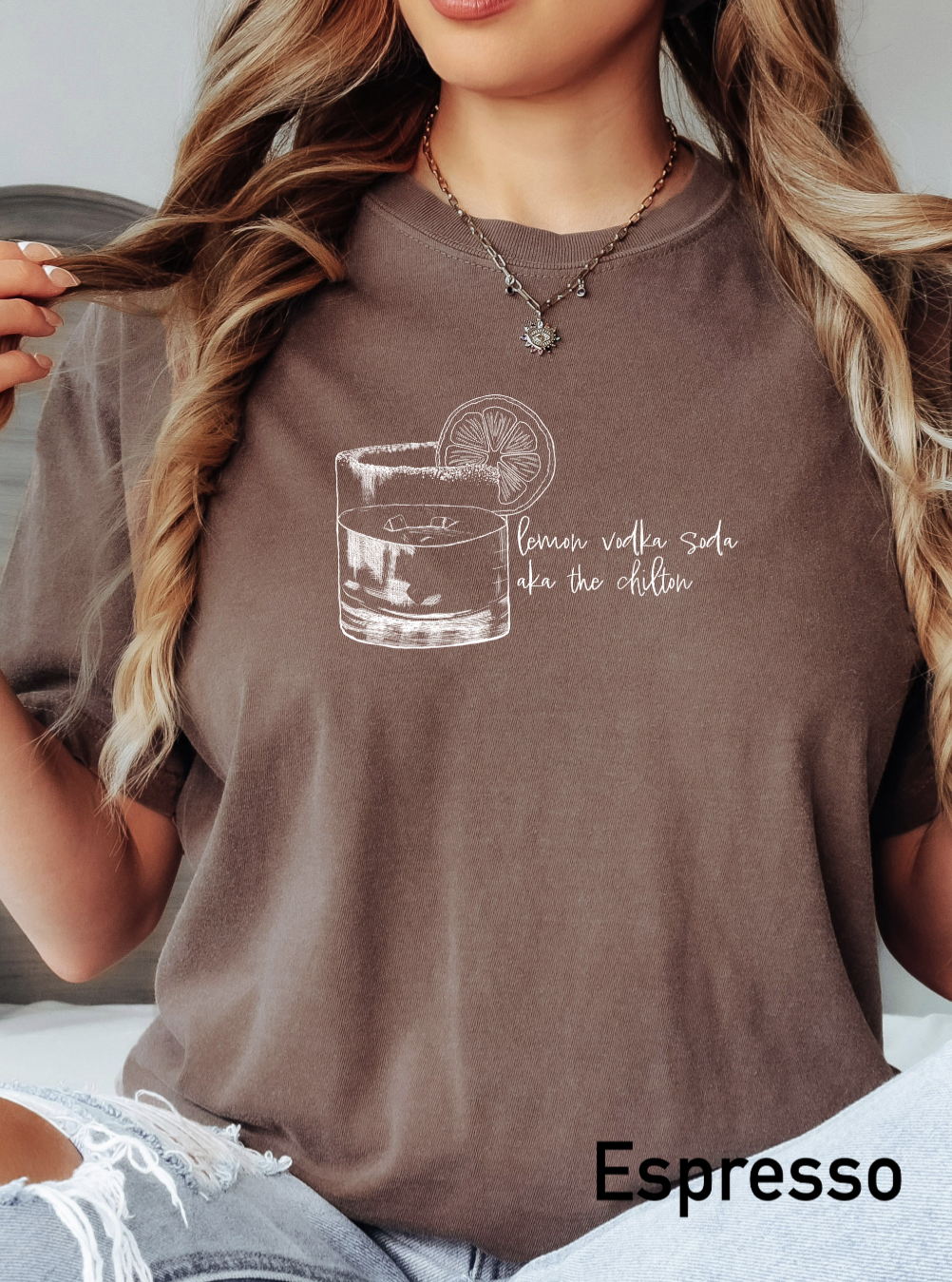 Lemon Vodka Soda AKA The Chilton Tee