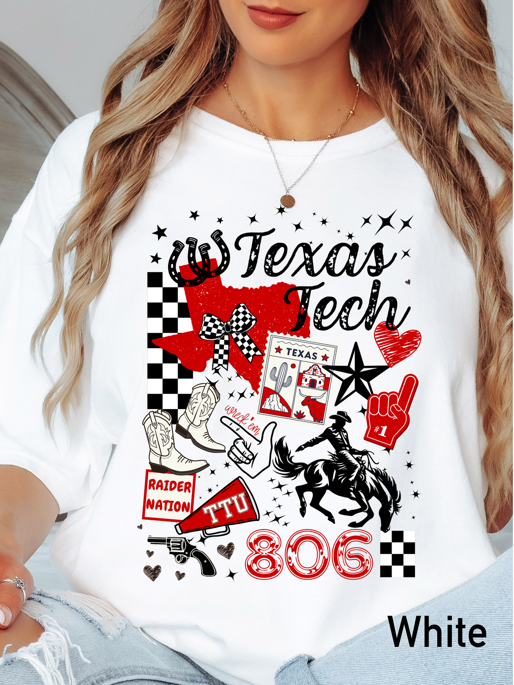 Texas Tech Red Raiders Collage T-shirt | Spirit Shirt