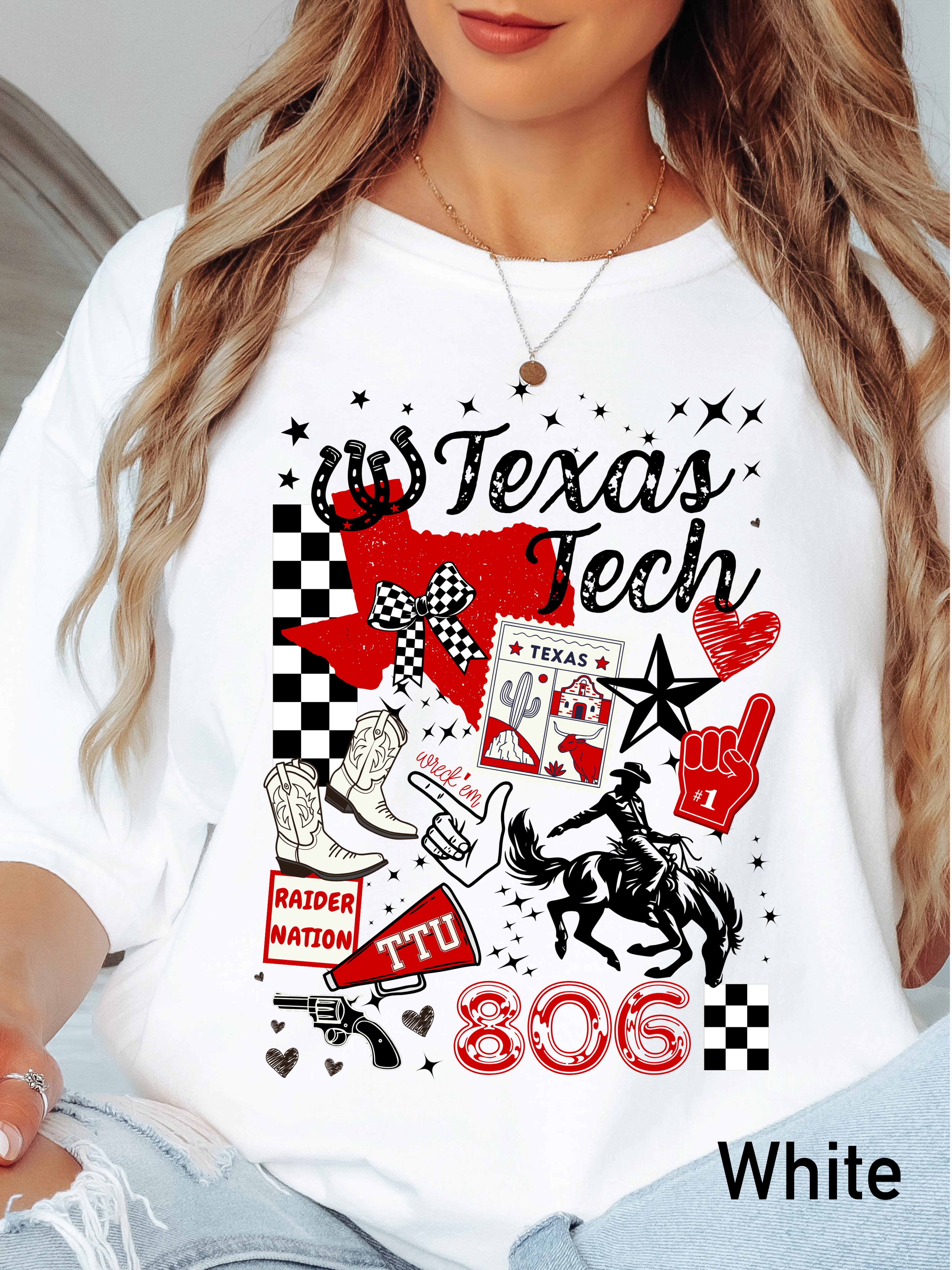 Texas Tech Red Raiders Collage T-shirt | Spirit Shirt