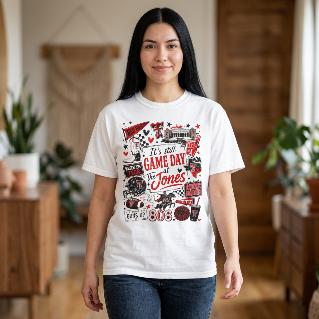 Still Game Day At…— Texas Tech College Football Fan Tee