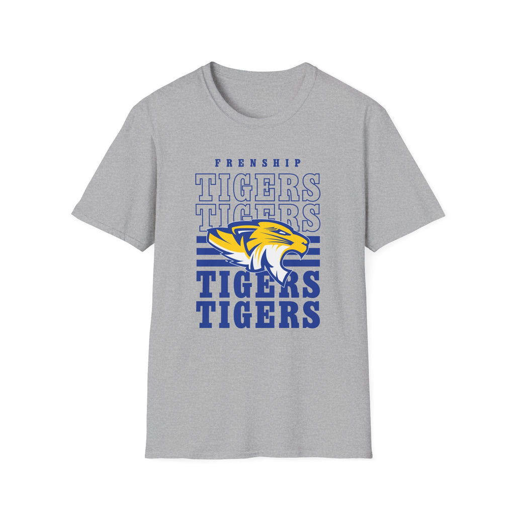 Frenship Tigers Vintage Stack T-Shirt — School Spirit Tee