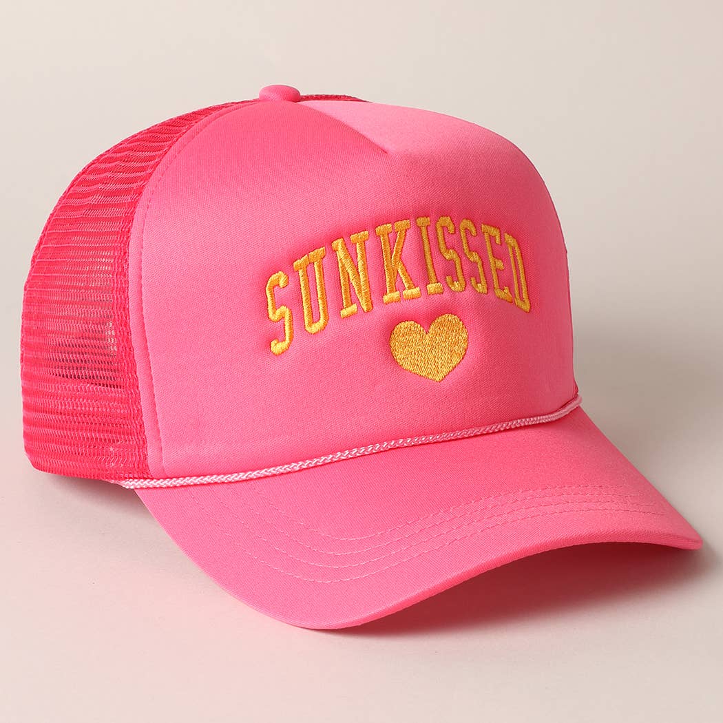 Sunkissed Embroidery  Trucker Hat