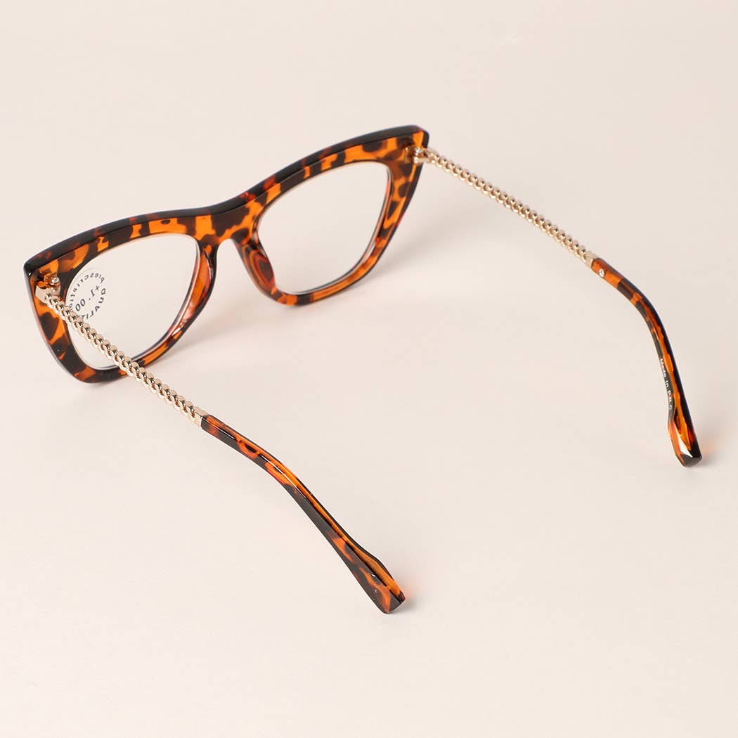 Hexagon Two-Toned Reading Glasses