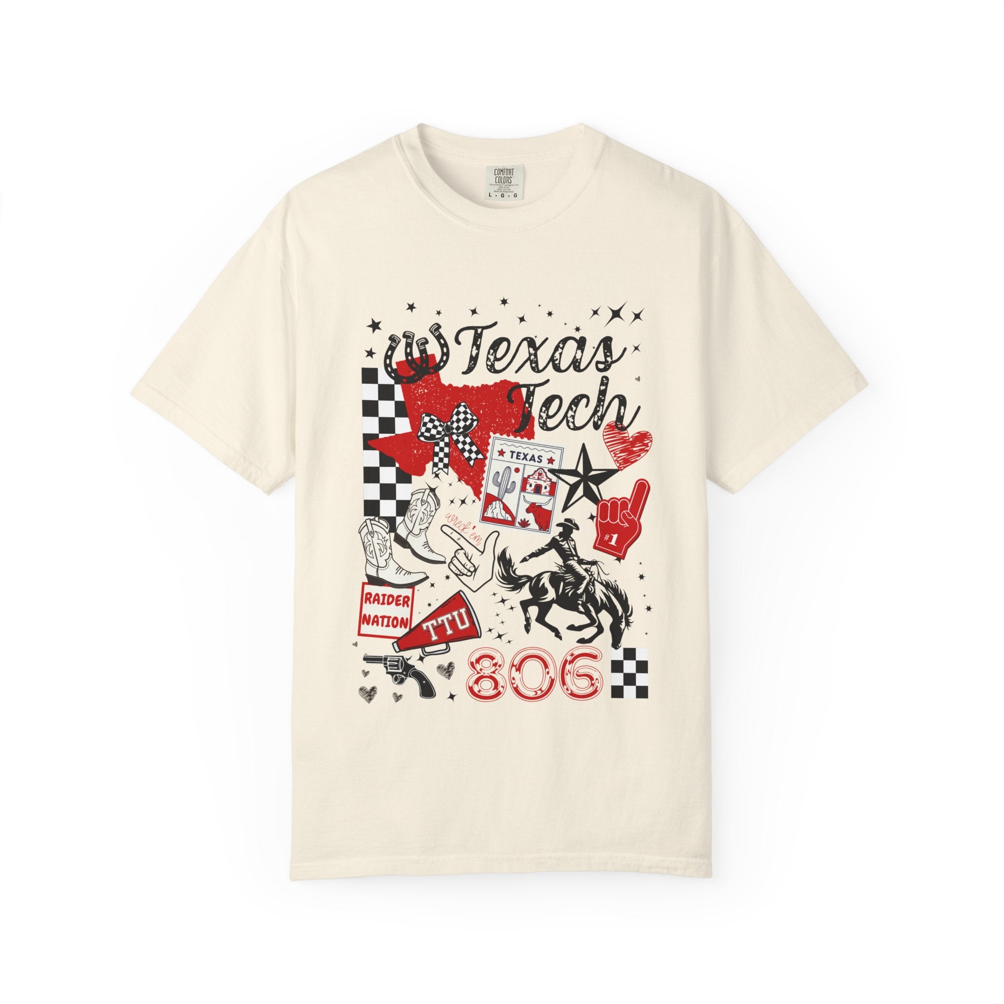 Texas Tech Red Raiders Collage T-shirt | Spirit Shirt