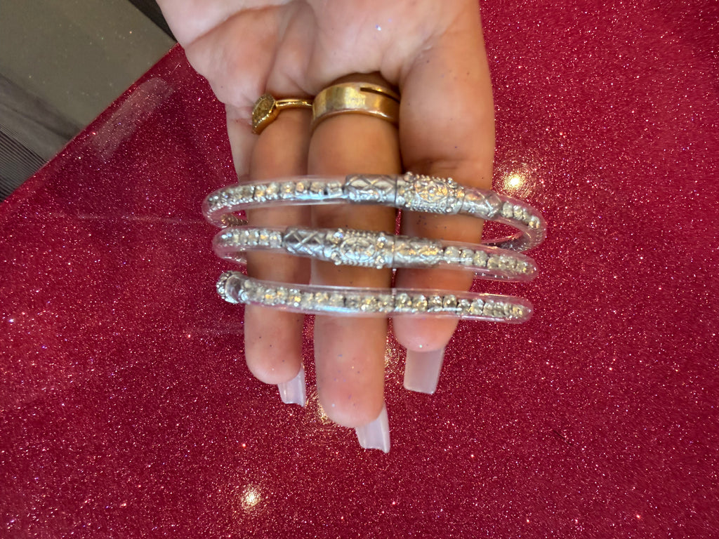 Boujee Bling Jelly Bangles