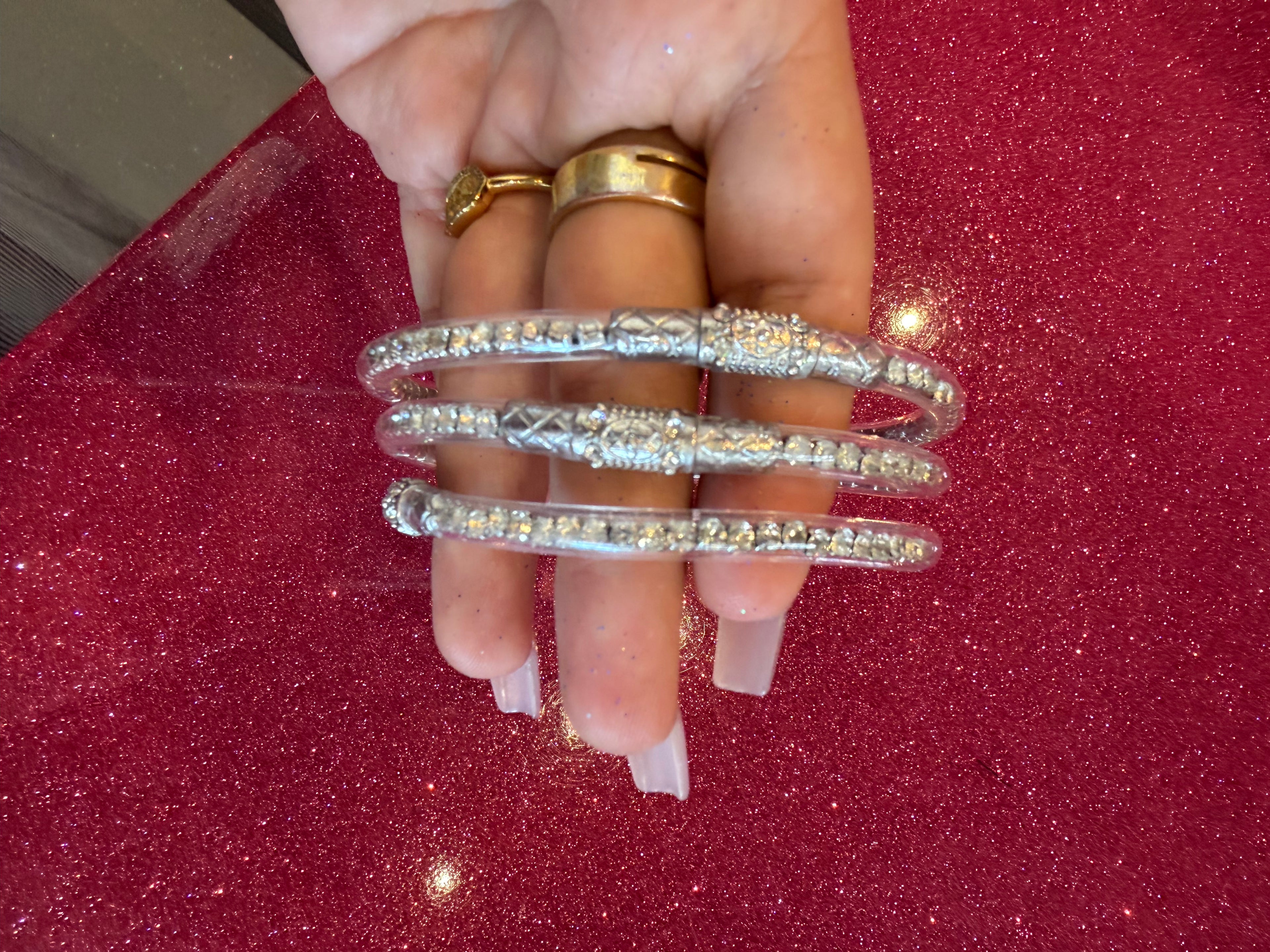 Boujee Bling Jelly Bangles