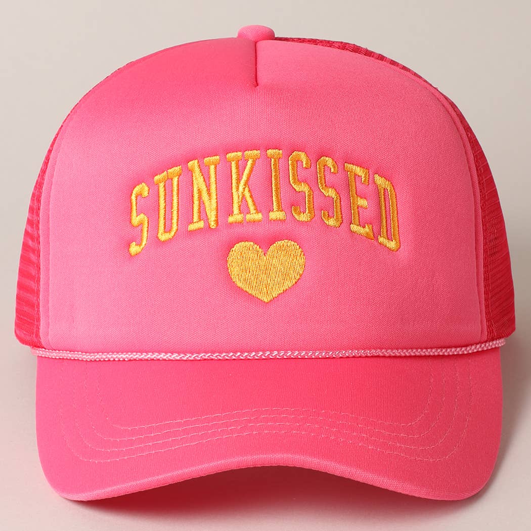 Sunkissed Embroidery  Trucker Hat