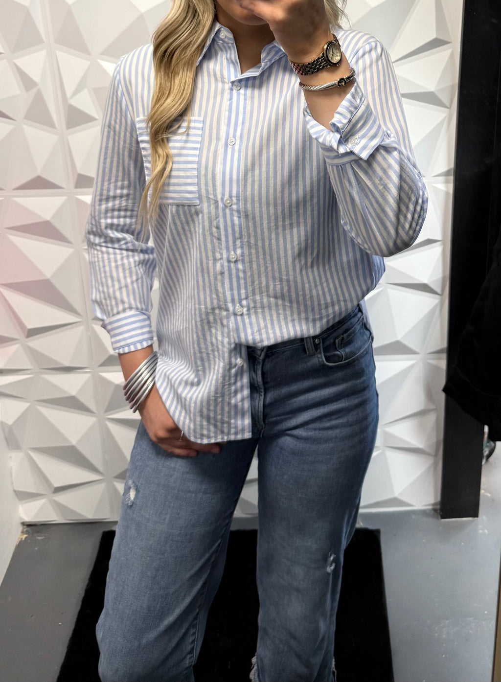 Blue Skies Button up