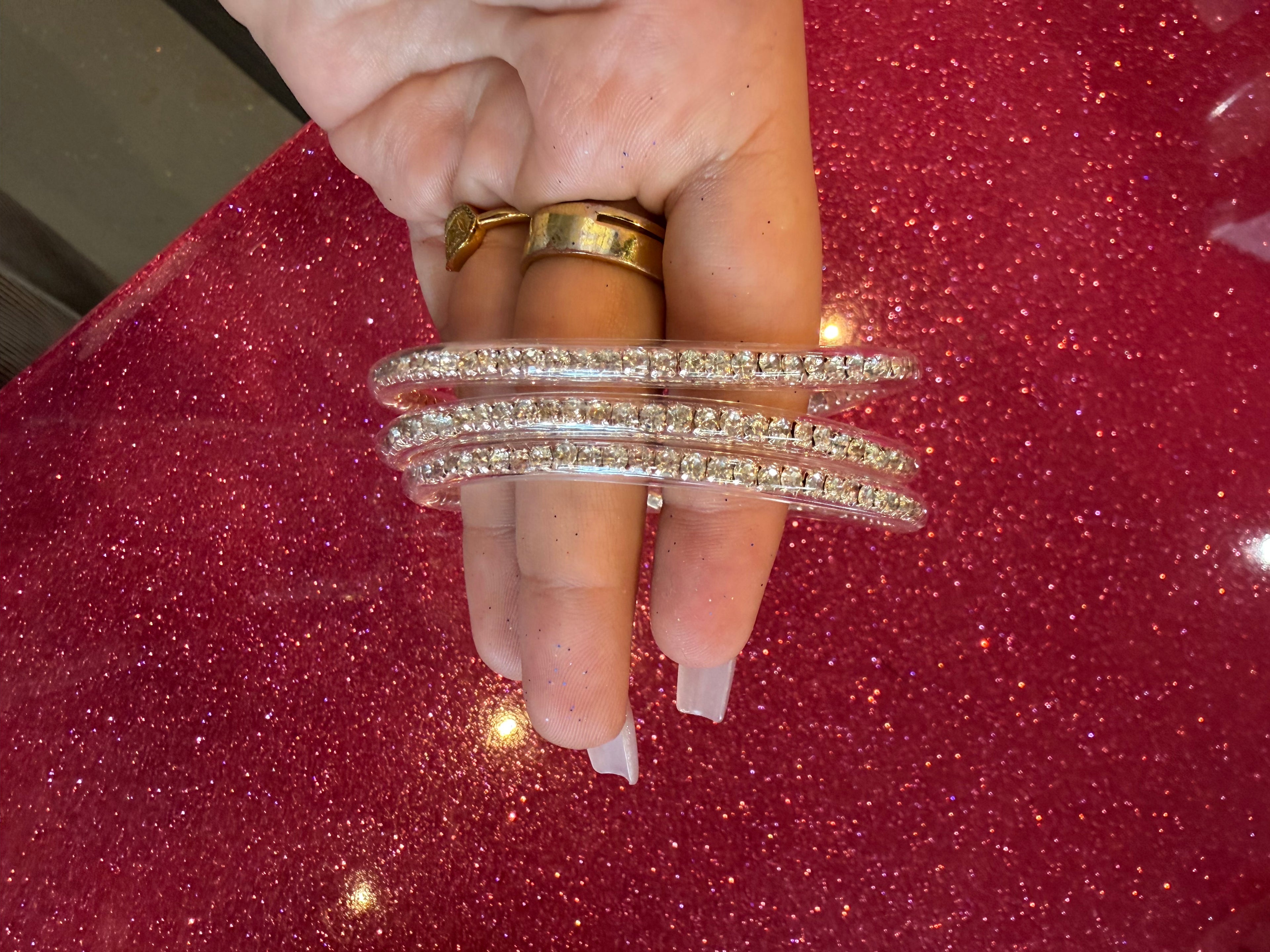 Boujee Bling Jelly Bangles