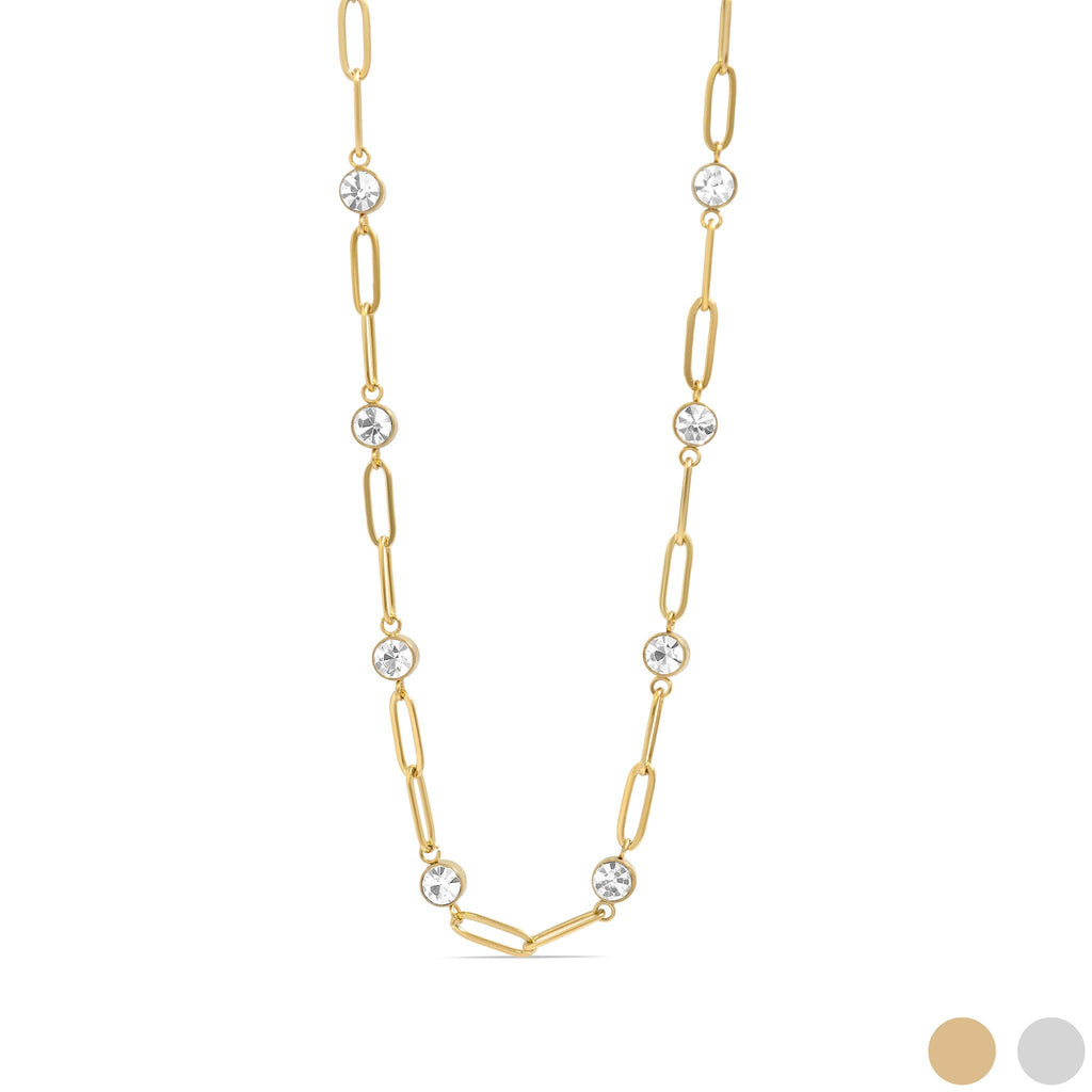 Jessica Stone Paperclip Necklace