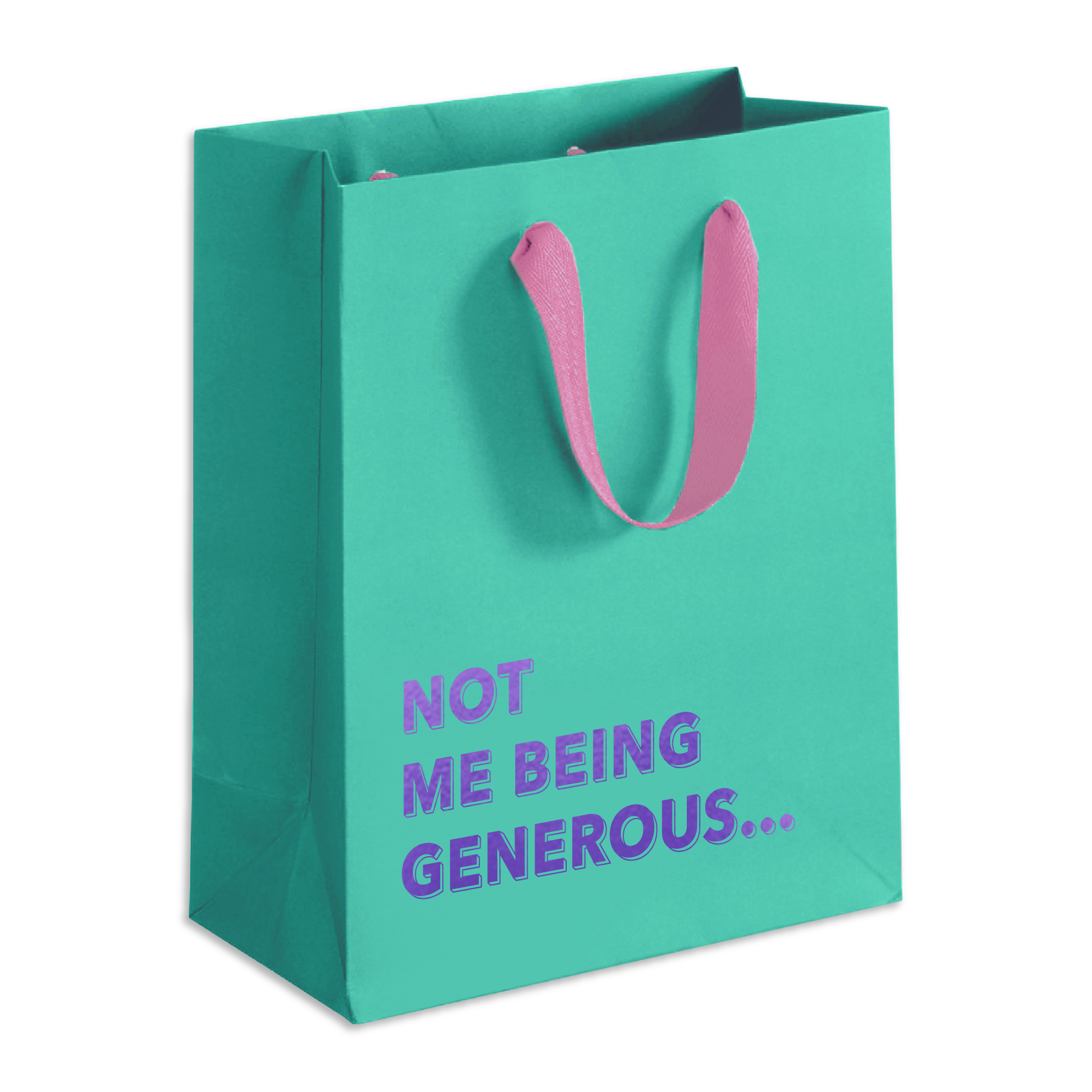 Being Generous Gift Bag (Aqua)