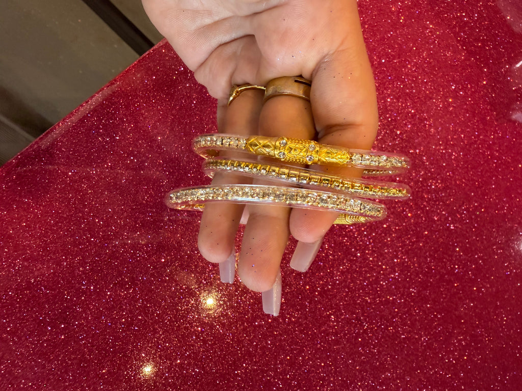 Boujee Bling Jelly Bangles