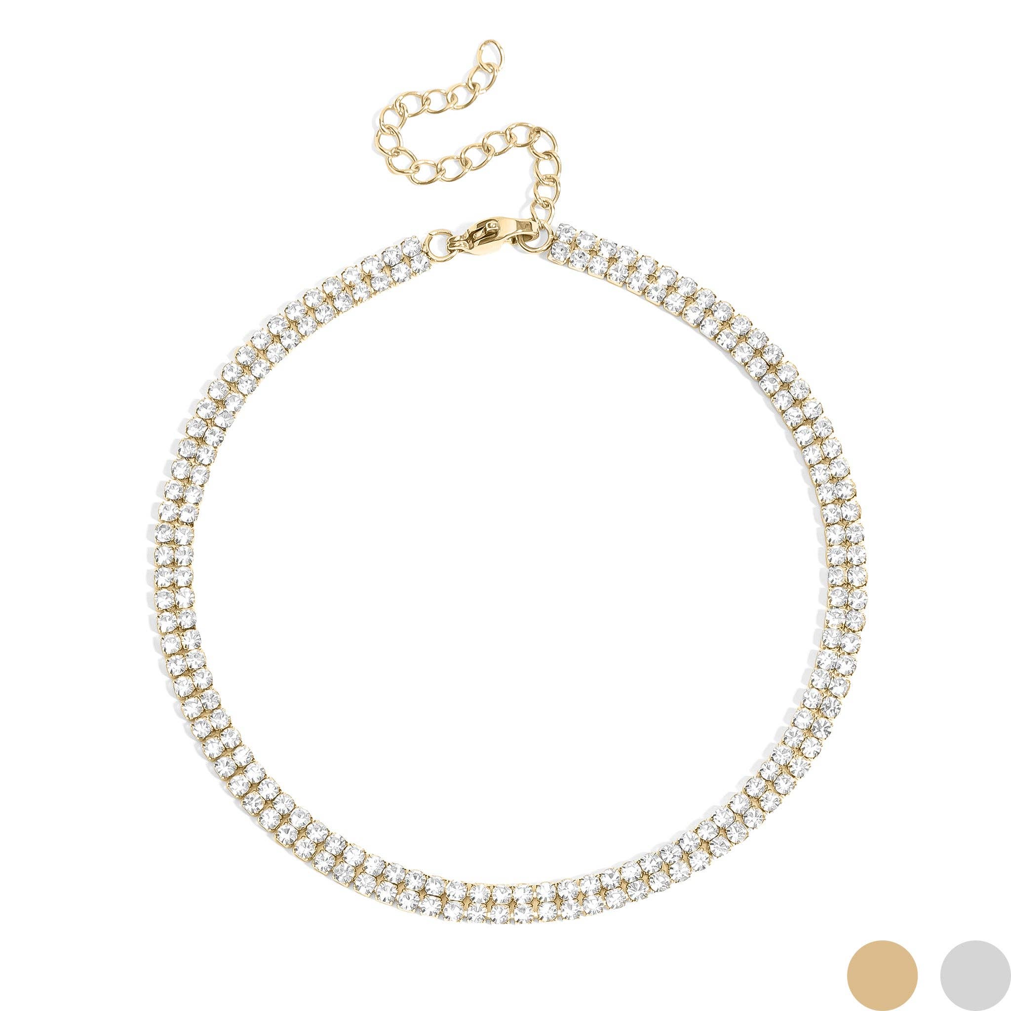 Izzy Rhinestone Anklet