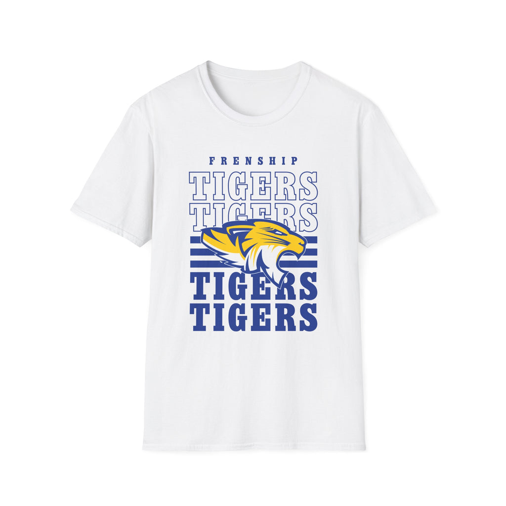 Frenship Tigers Vintage Stack T-Shirt — School Spirit Tee