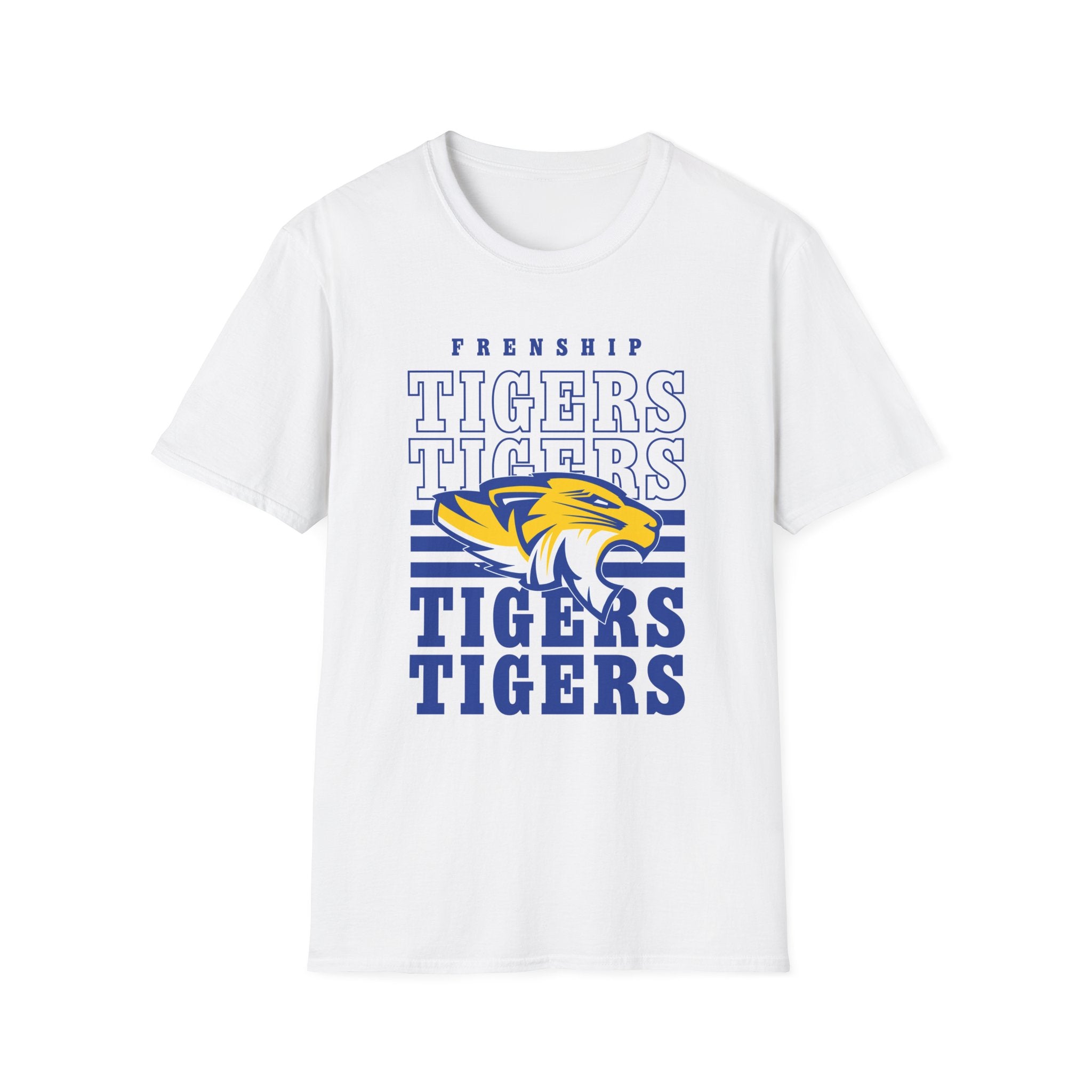 Frenship Tigers Vintage Stack T-Shirt — School Spirit Tee