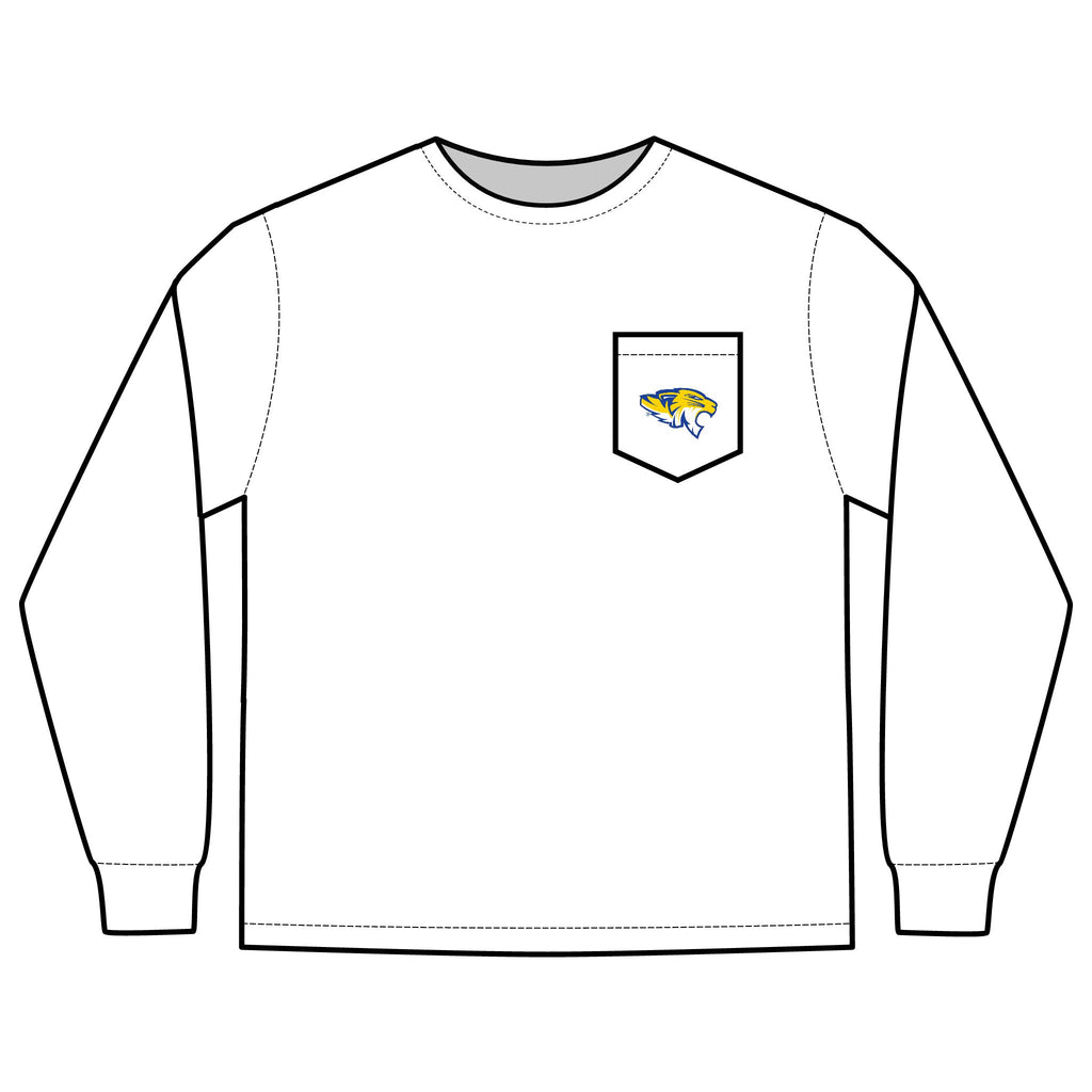 Long Sleeve Pocket T-Shirt - Frenship Tigers Design