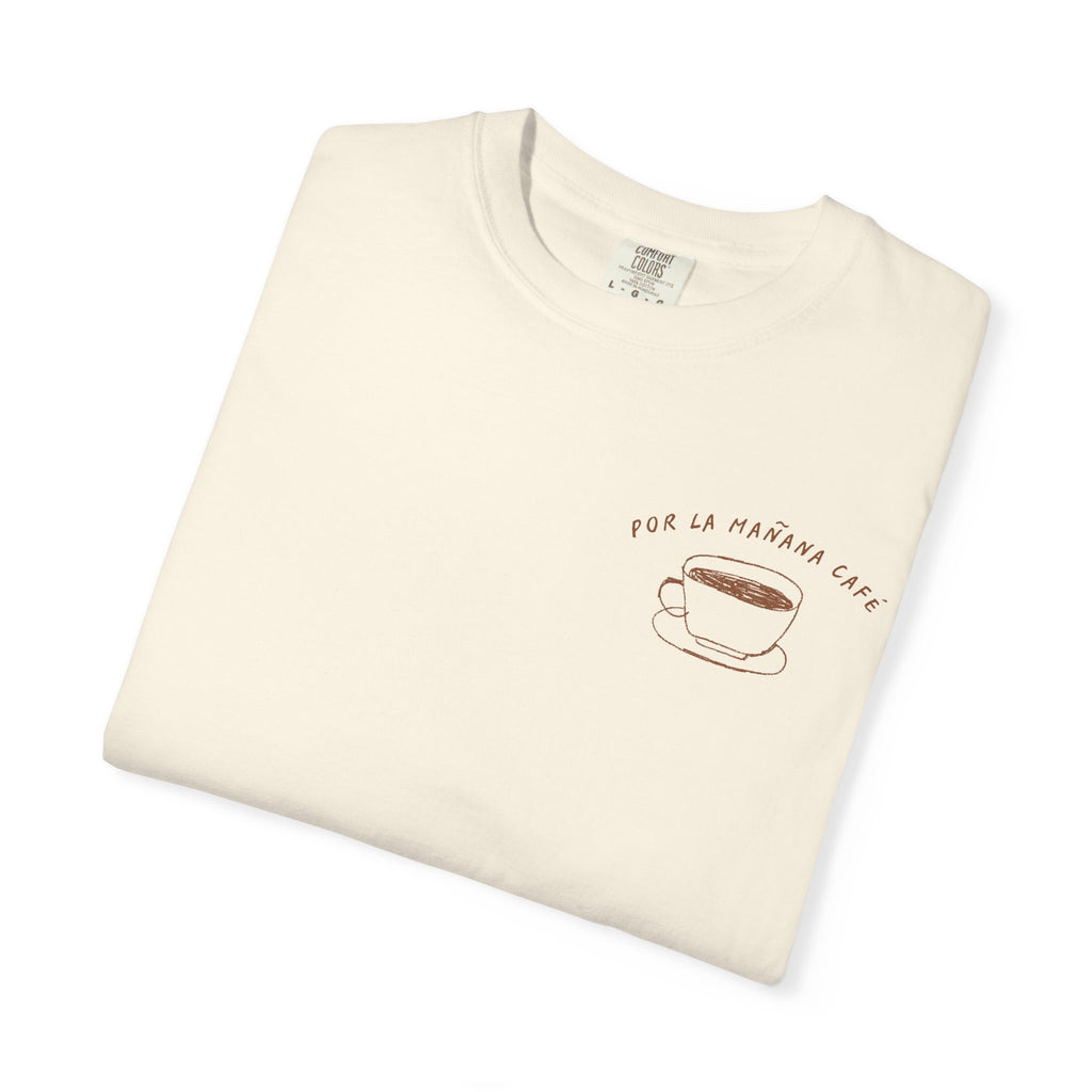 Cafe con Ron Unisex T-shirt - Rum and Coffee Drink Design