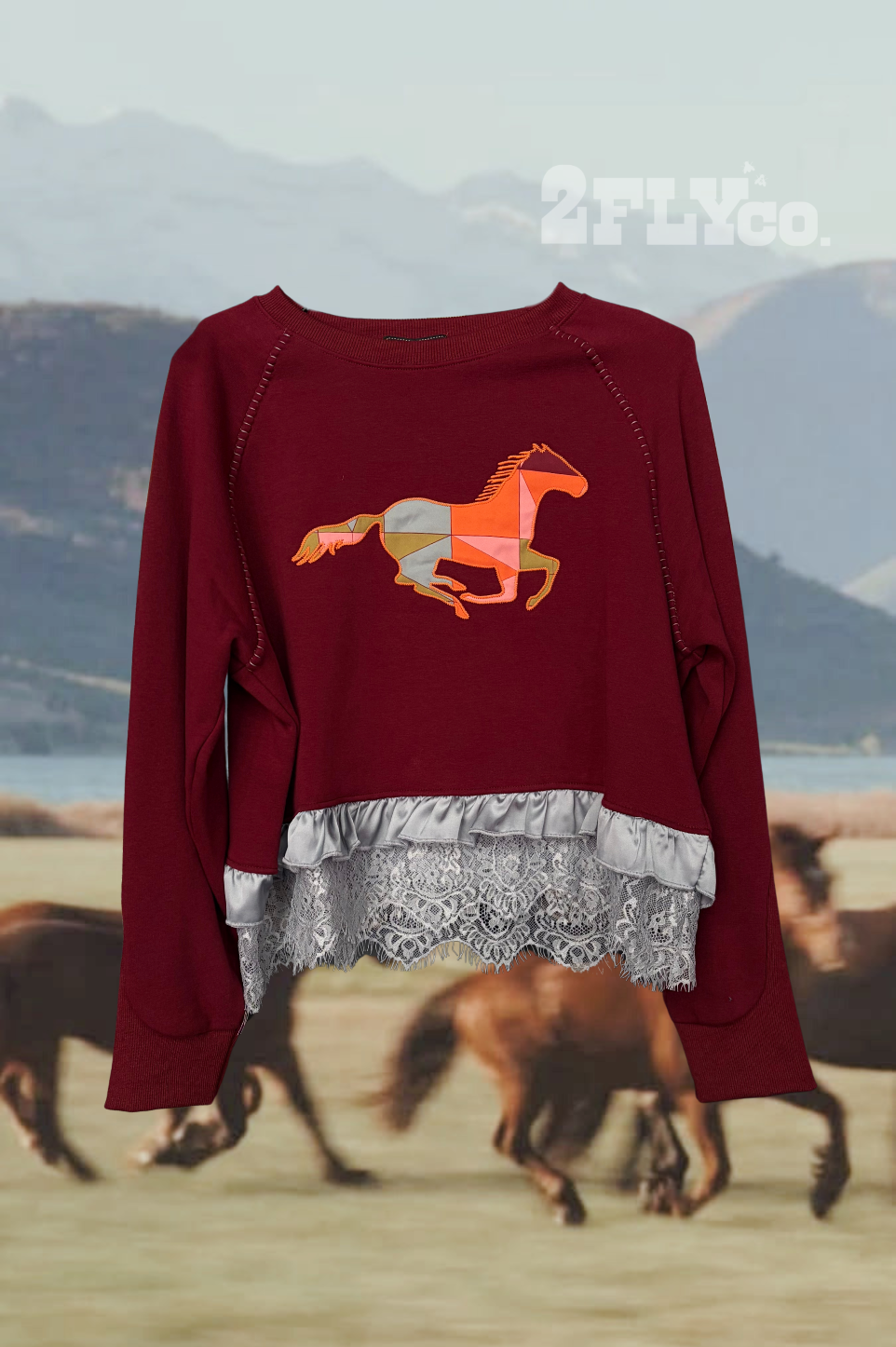 Quilted Gallop Pollover