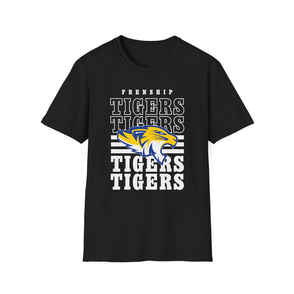 Frenship Tigers Vintage Stack T-Shirt — School Spirit Tee