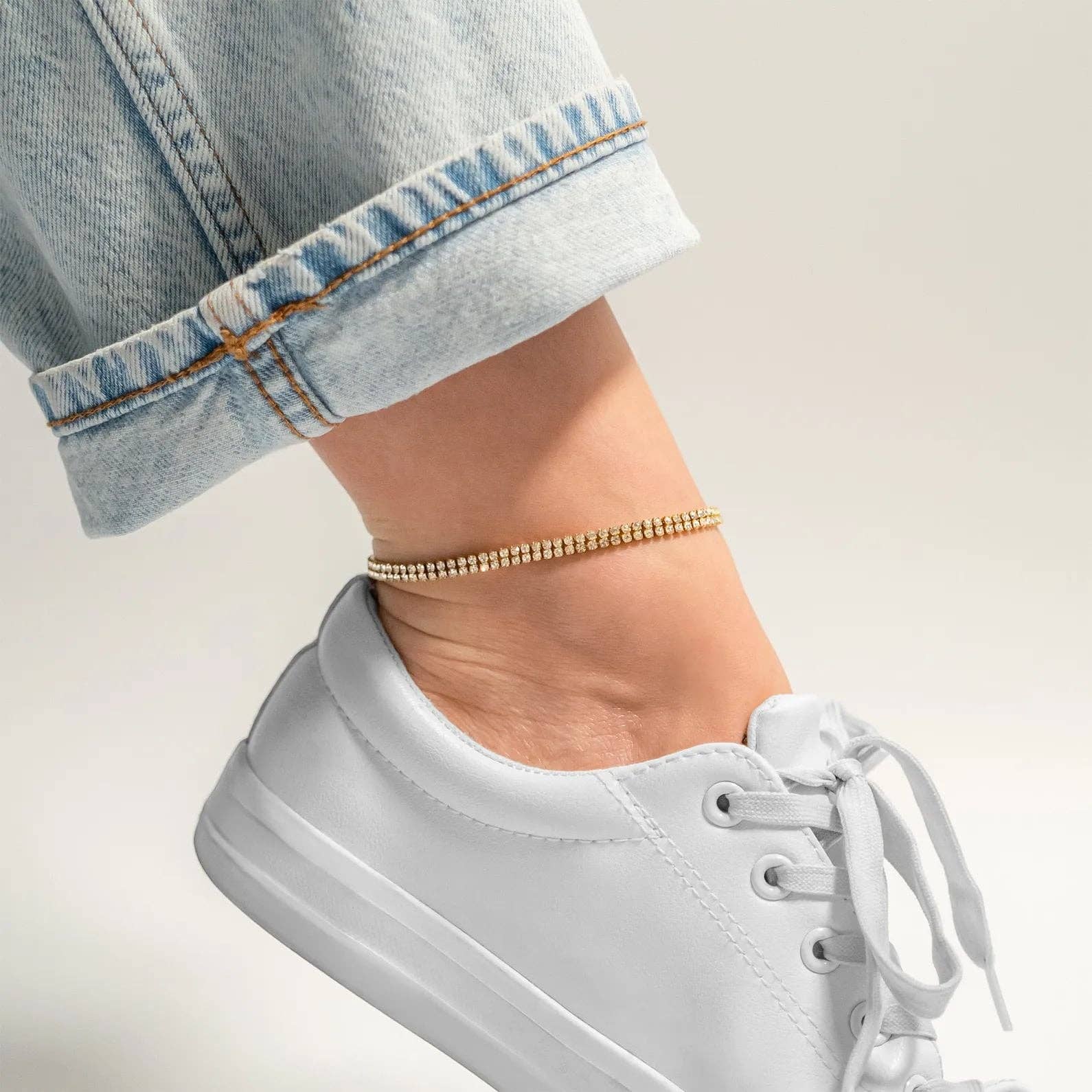 Izzy Rhinestone Anklet