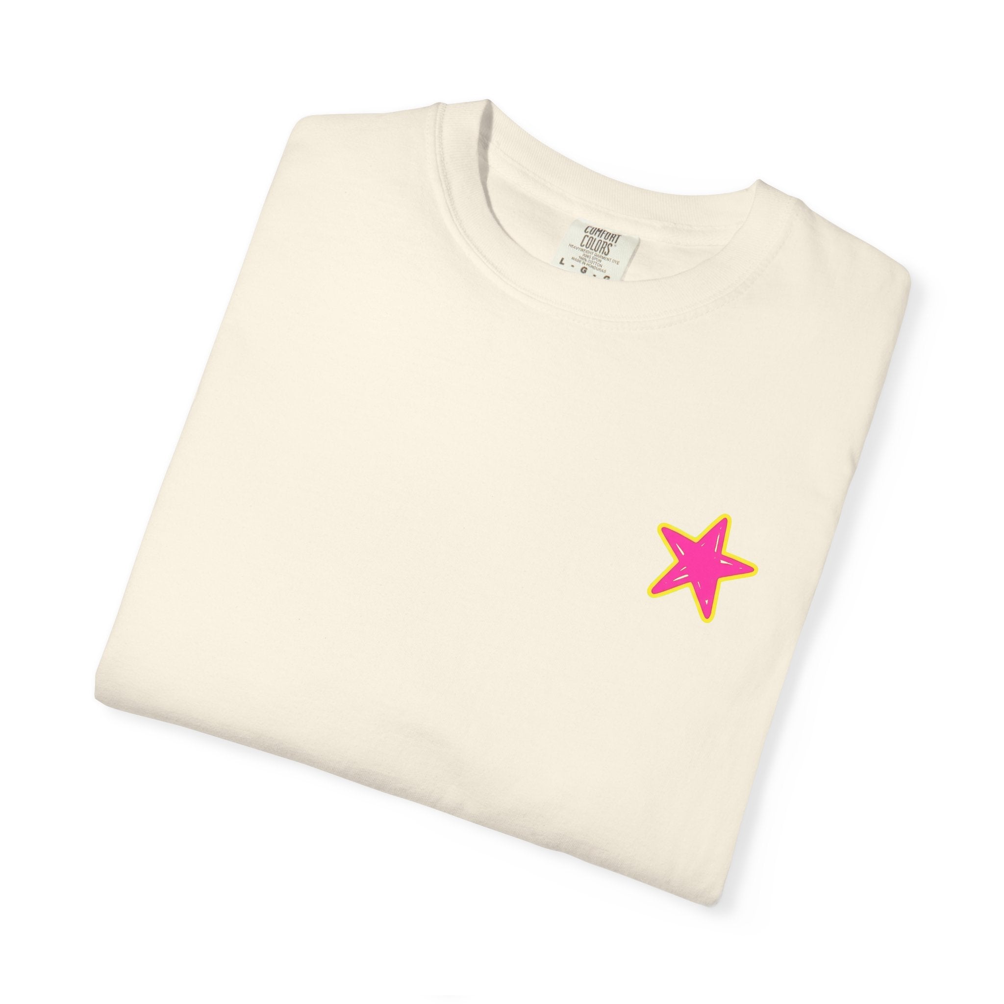 Whatever Floats Your Boat T-Shirt — Retro Pink & Blue Star Graphic